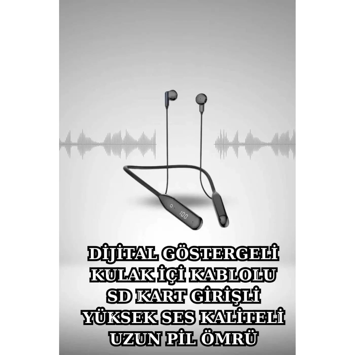 Kablolu Bluetooth Kulaklık ve Kadınlara Özel Bileklik Hediyeli Yeni Nesil Akıllı Saat 3 Kordonlu