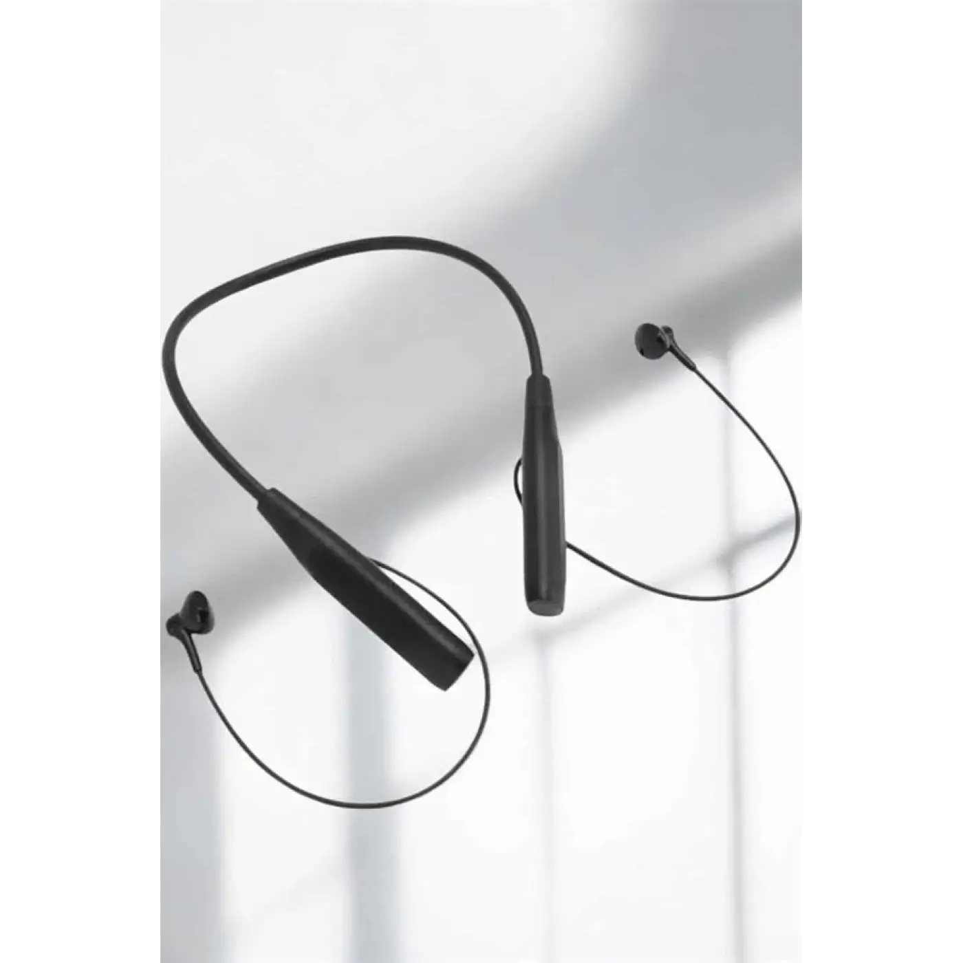 Kablolu Boyun Askılı Dijital Göstergeli Bluetooth Kulaklığı 60 Saat