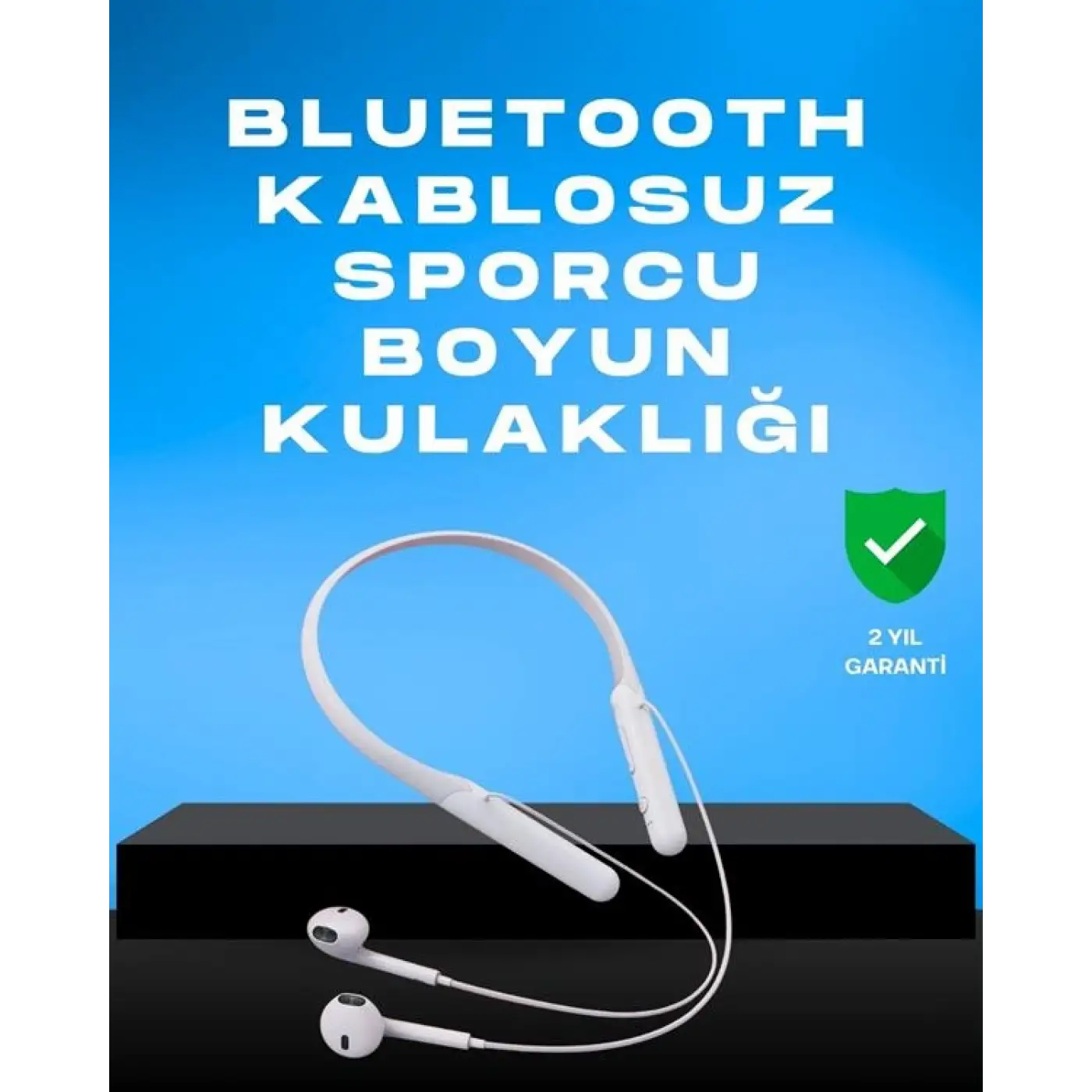 Kablosuz Bluetooth Kulaklık – Boyun Askılı, 100 Saat Pil Ömrü
