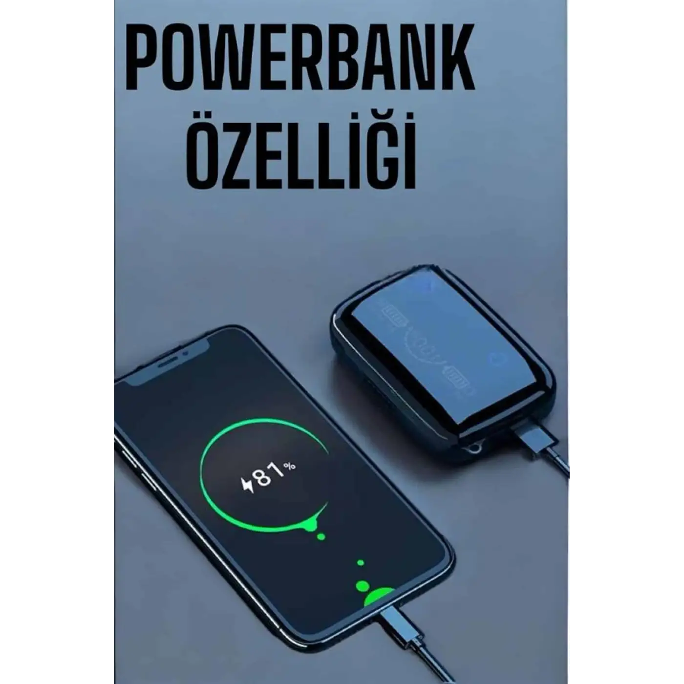 Kablosuz Bluetooth Kulaklık Dokunmatik Kontrol Uzun Pil Ömrü
