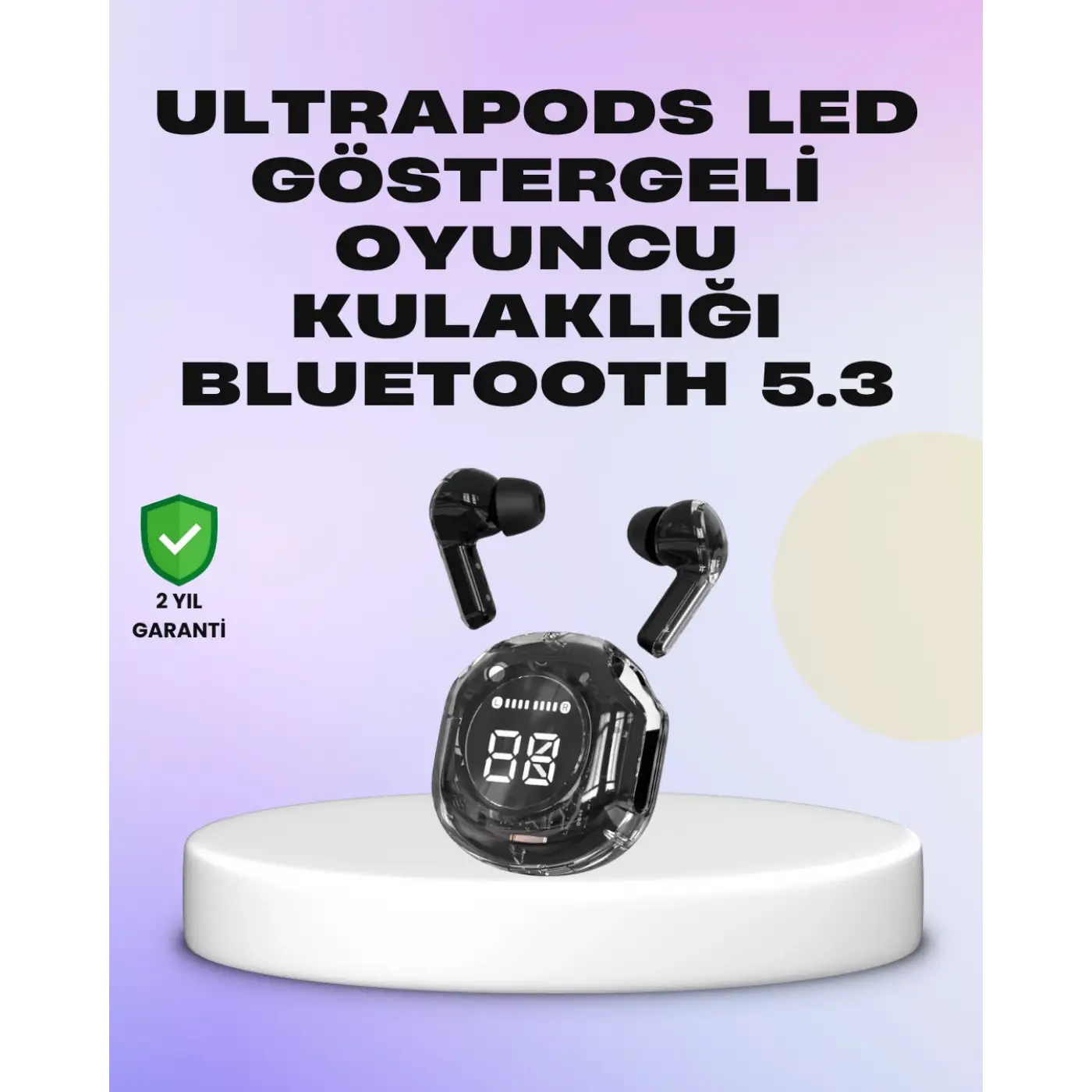 Kablosuz Bluetooth Kulaklık Hifi Ses Kalitesi ve Mikrofonlu