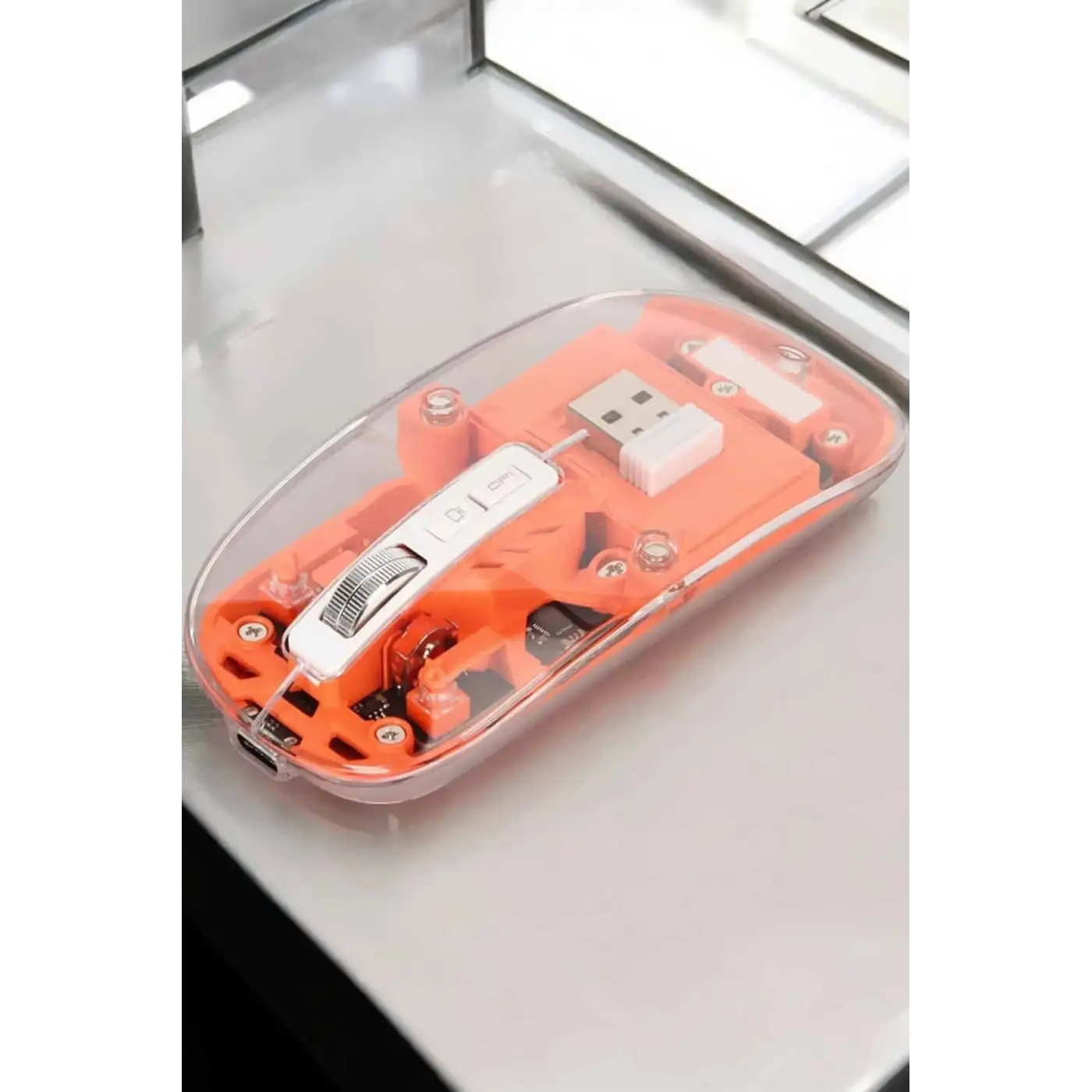 Kablosuz Mouse Fare 5.0 Bluetooth Bağlantılı USB Girişli