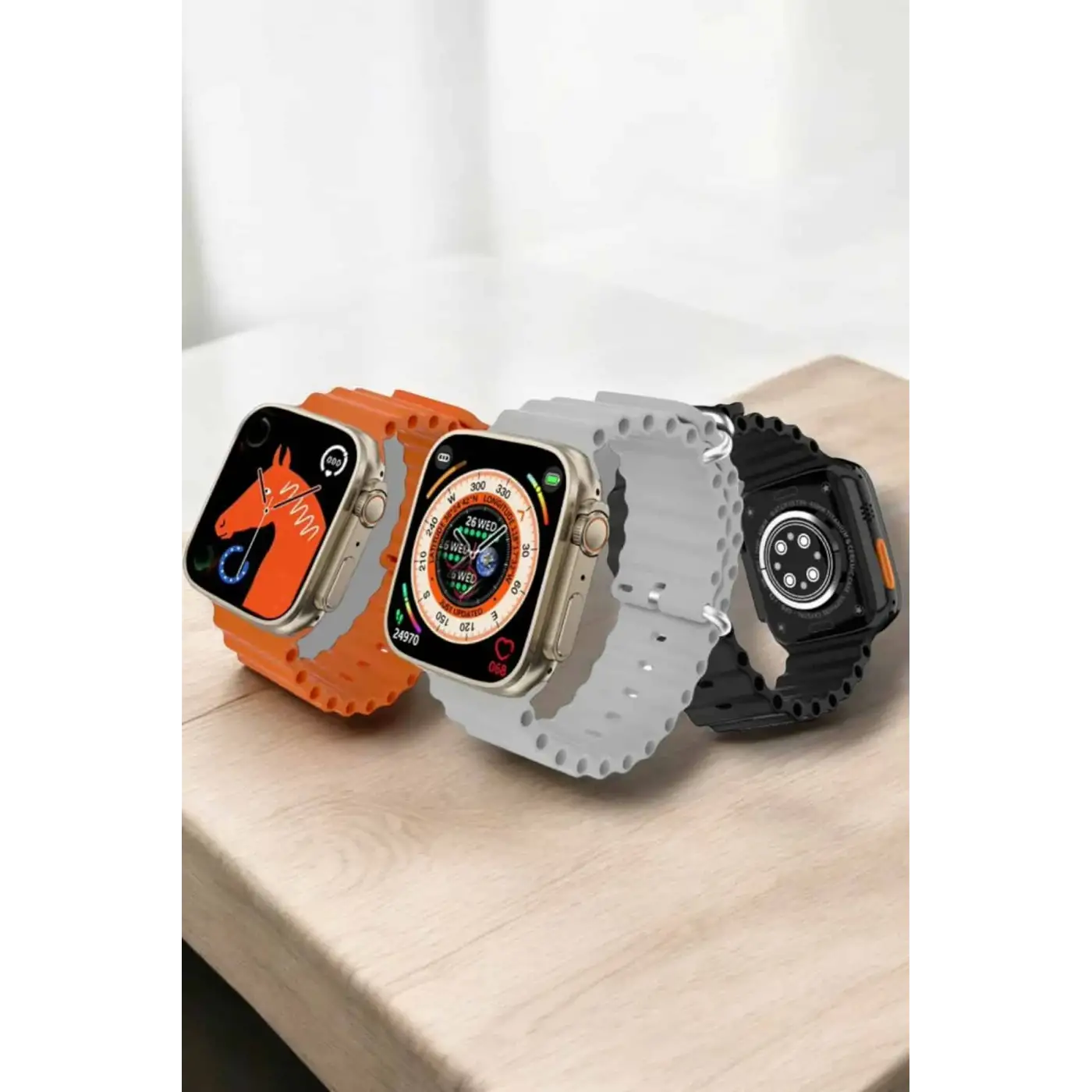 Kablosuz Şarjlı, Çağrı ve Müzik Kontrolü Sağlayan Akıllı Saat