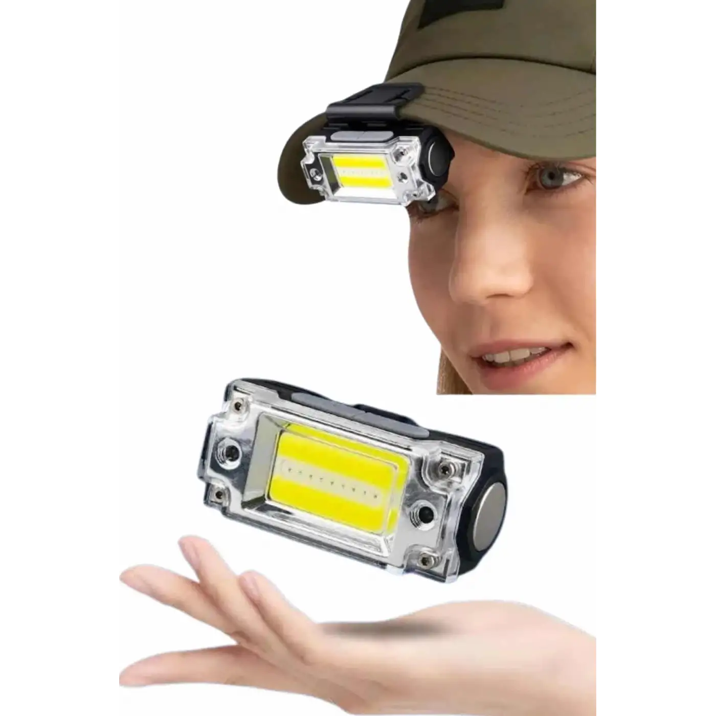 Kafa Lambası, Su Geçirmez Kafa Feneri 3 Mod Aydınlatma