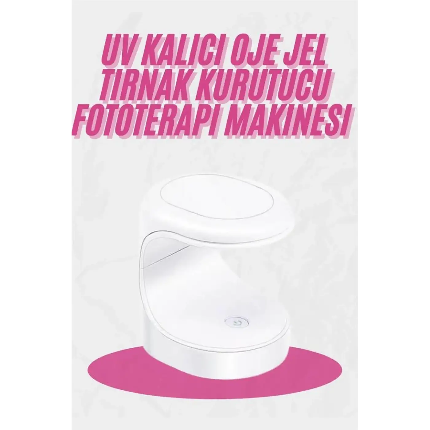Kalıcı Oje Kurutucu Mini UV Işınlı Taşınabilir Hızlı ve Pratik Oje Kurutucu