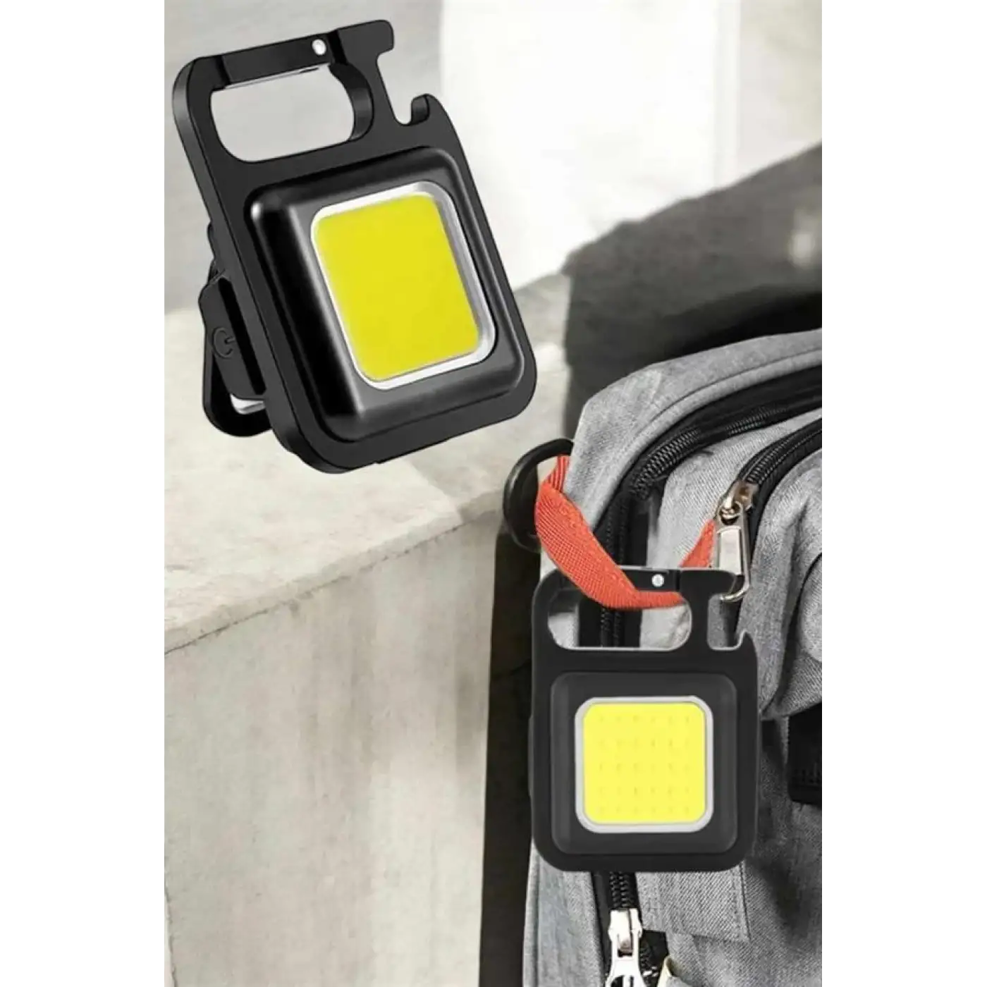 Kamp Işığı Çok Fonksiyonlu Taşınabilir Anahtarlık Kapak Açma Manyetik Özelliği