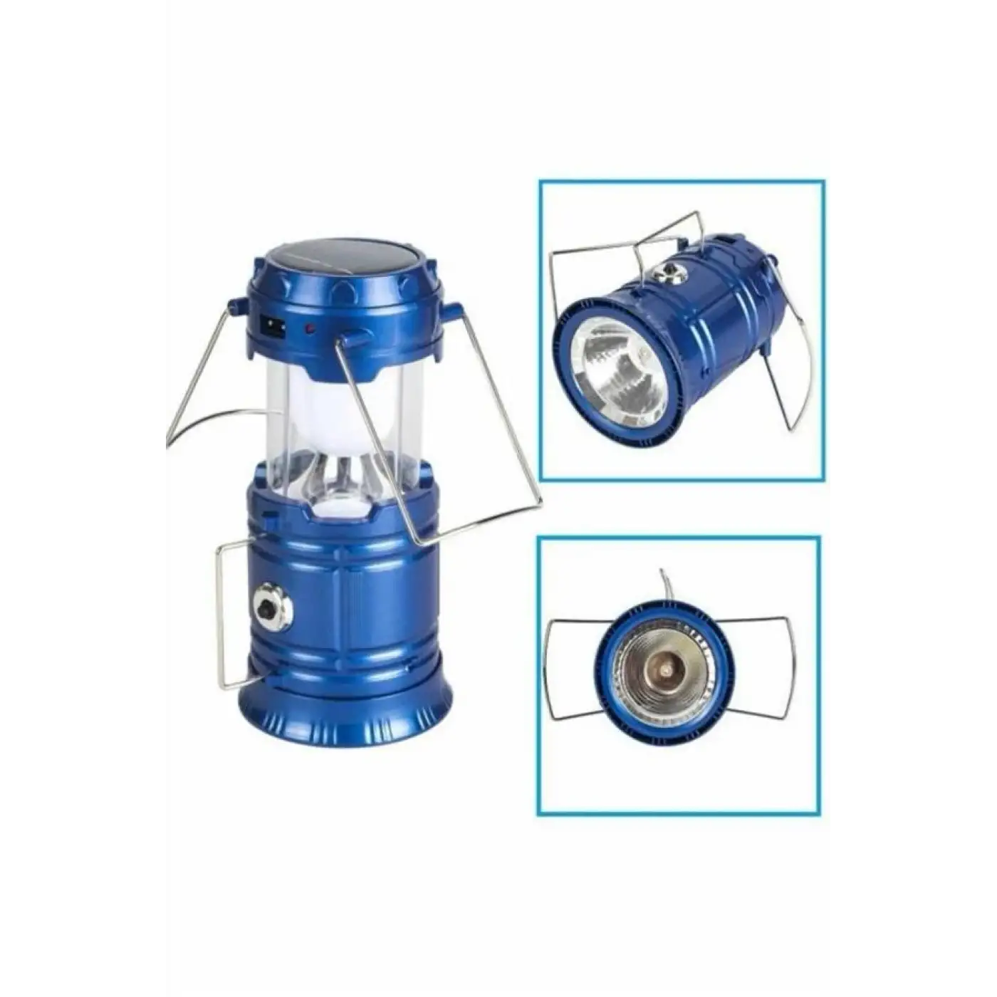 Kamp Lambası Güneş Enerjili Led Lamba Işıldak Şarjlı Powerbank Özellikli