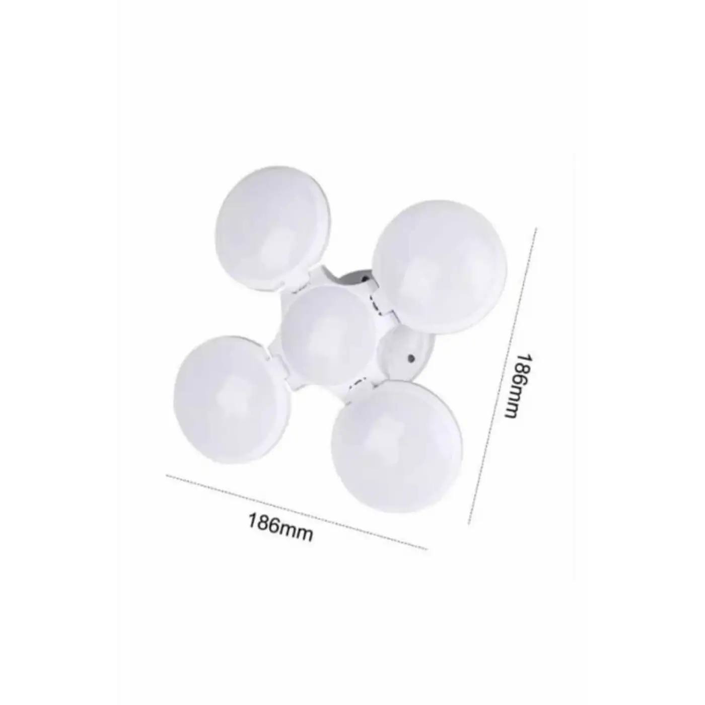 Kamp Lambası Güneş Enerjili Solar 5 Kanatlı Katlanır Lamba Karavan