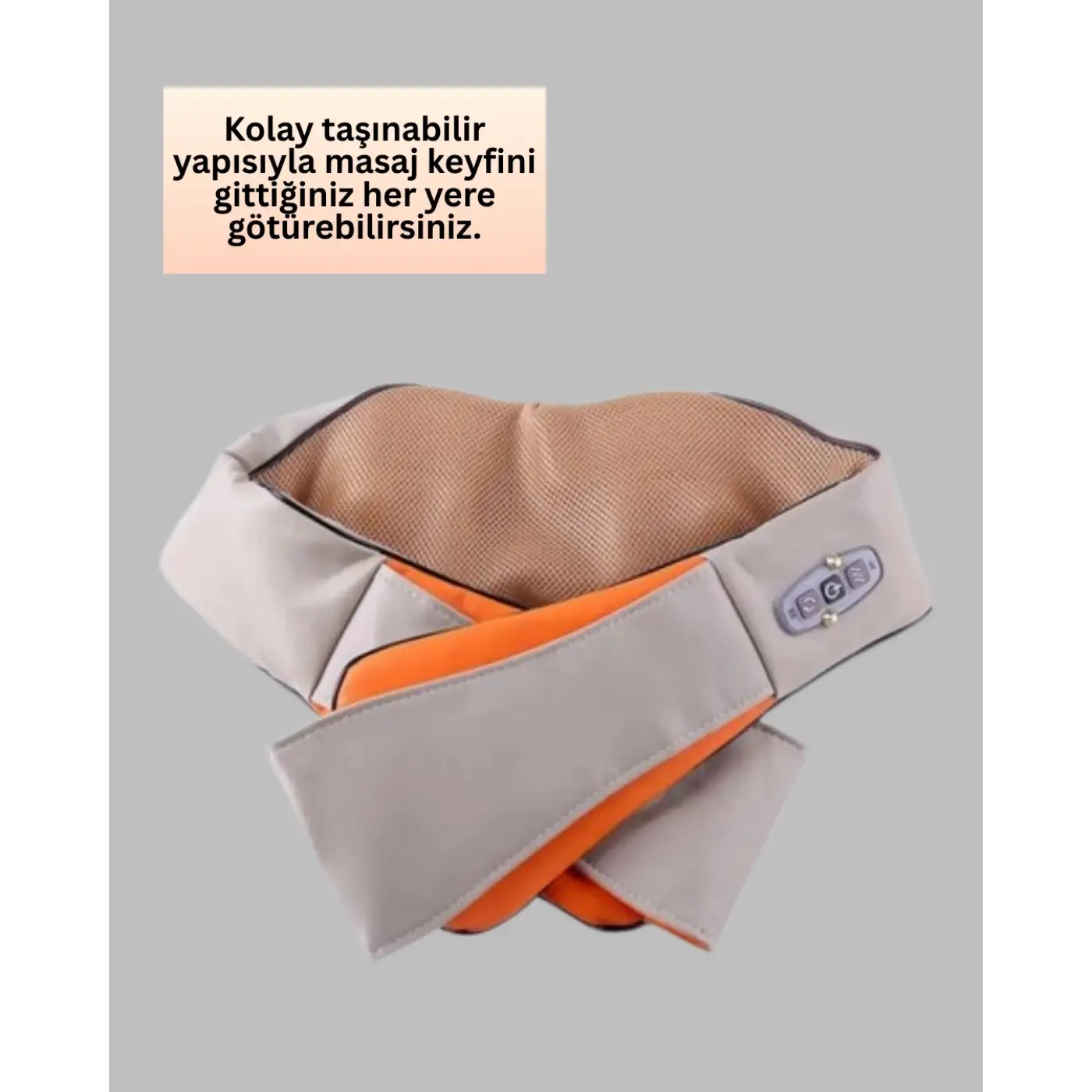 Kas Ağrılarına İyi Gelen Ovmalı Isıtmalı Boyun Omuz Bel Masaj Aleti