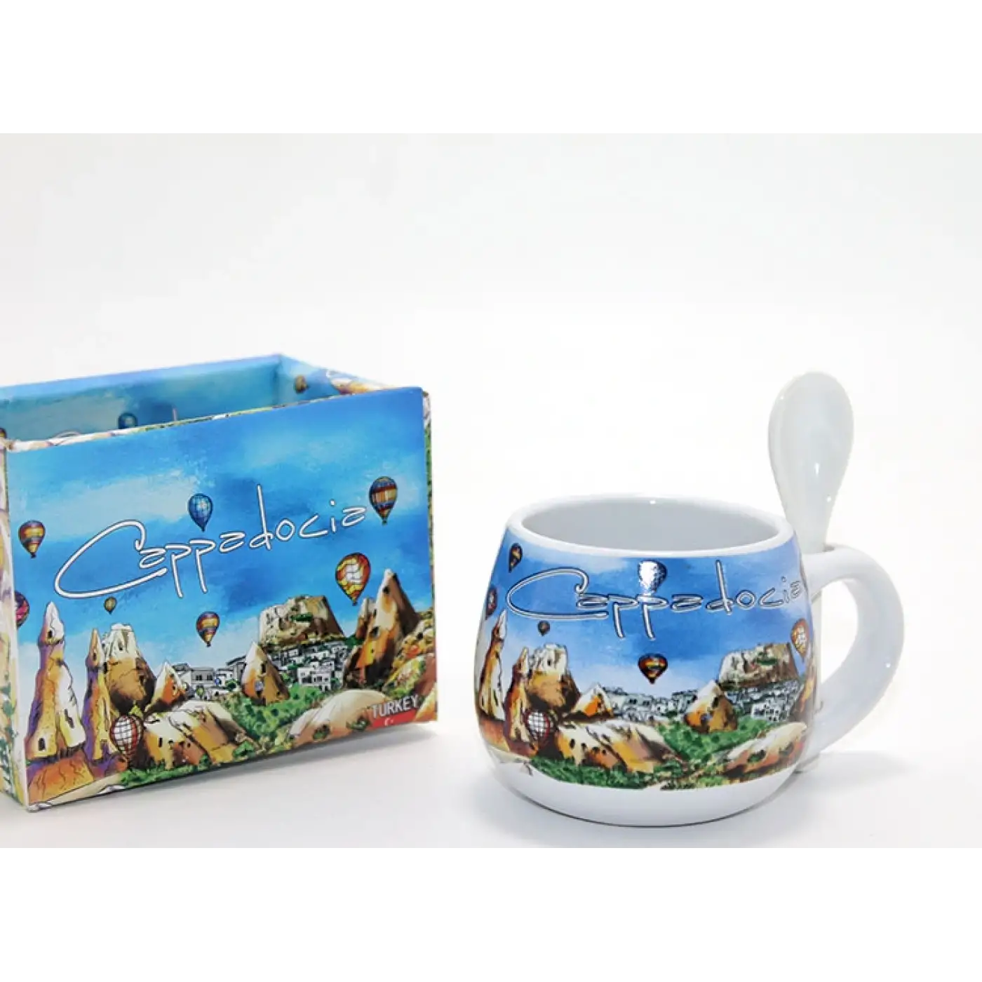 Kaşıklı Yöresel Kahve Fincanı Tekli Model 2