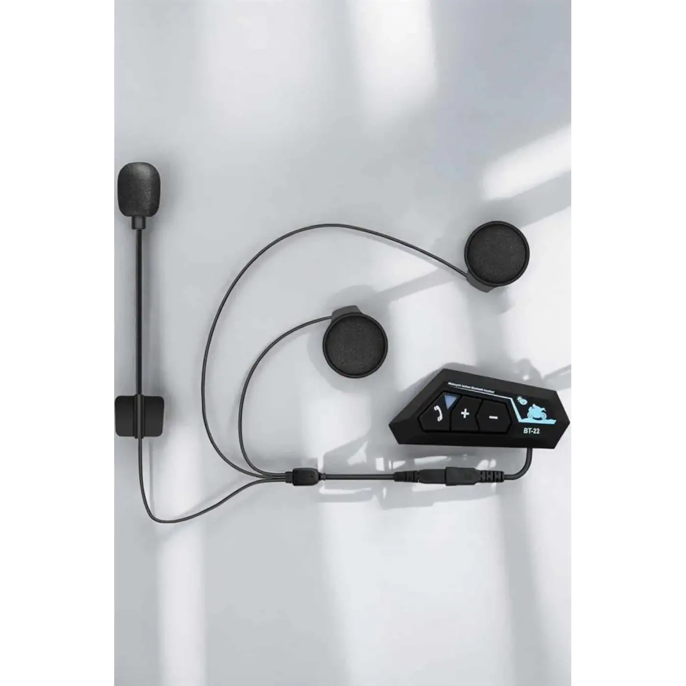 Kask Kulaklığı Motosiklet Intercom Interkom Dinleme Konuşma Özellikli Su Geçirmez