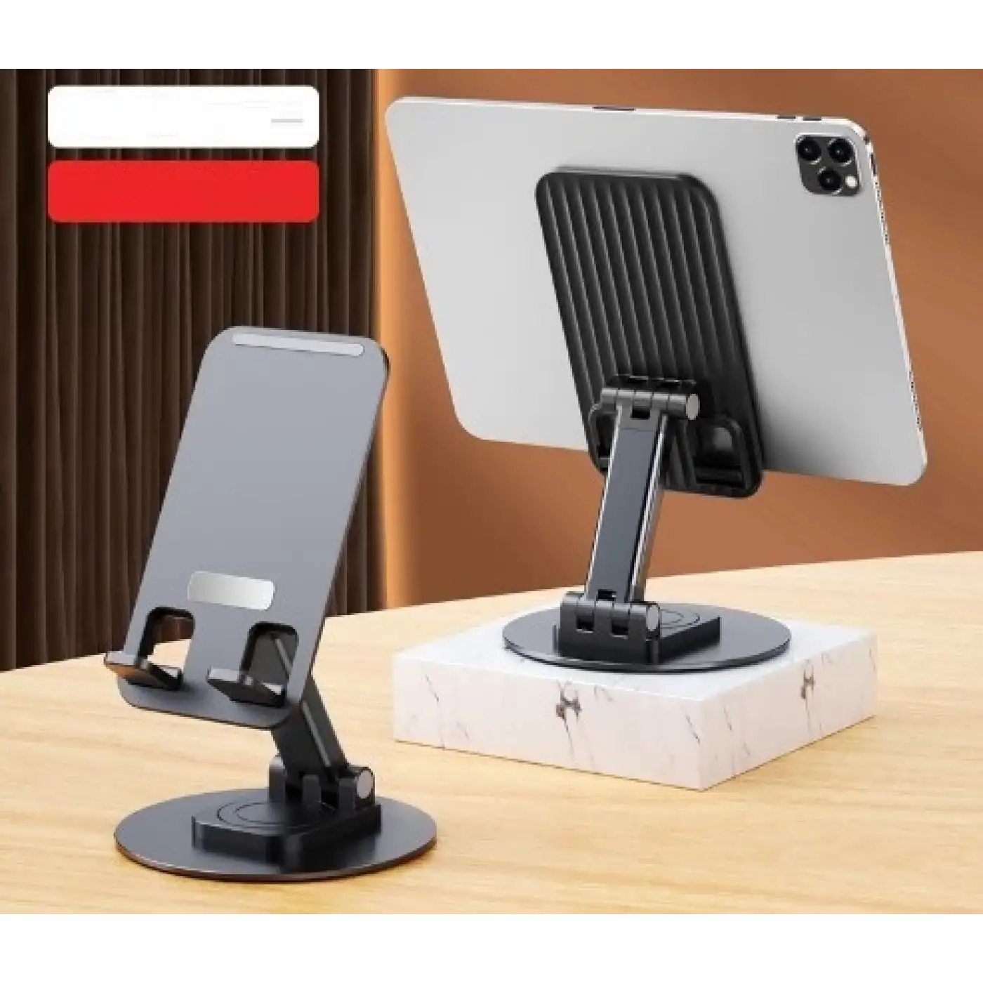 Pratik Katlanabilir Telefon Tutucu Stand Yuvarlak Tabanlı Mc-460