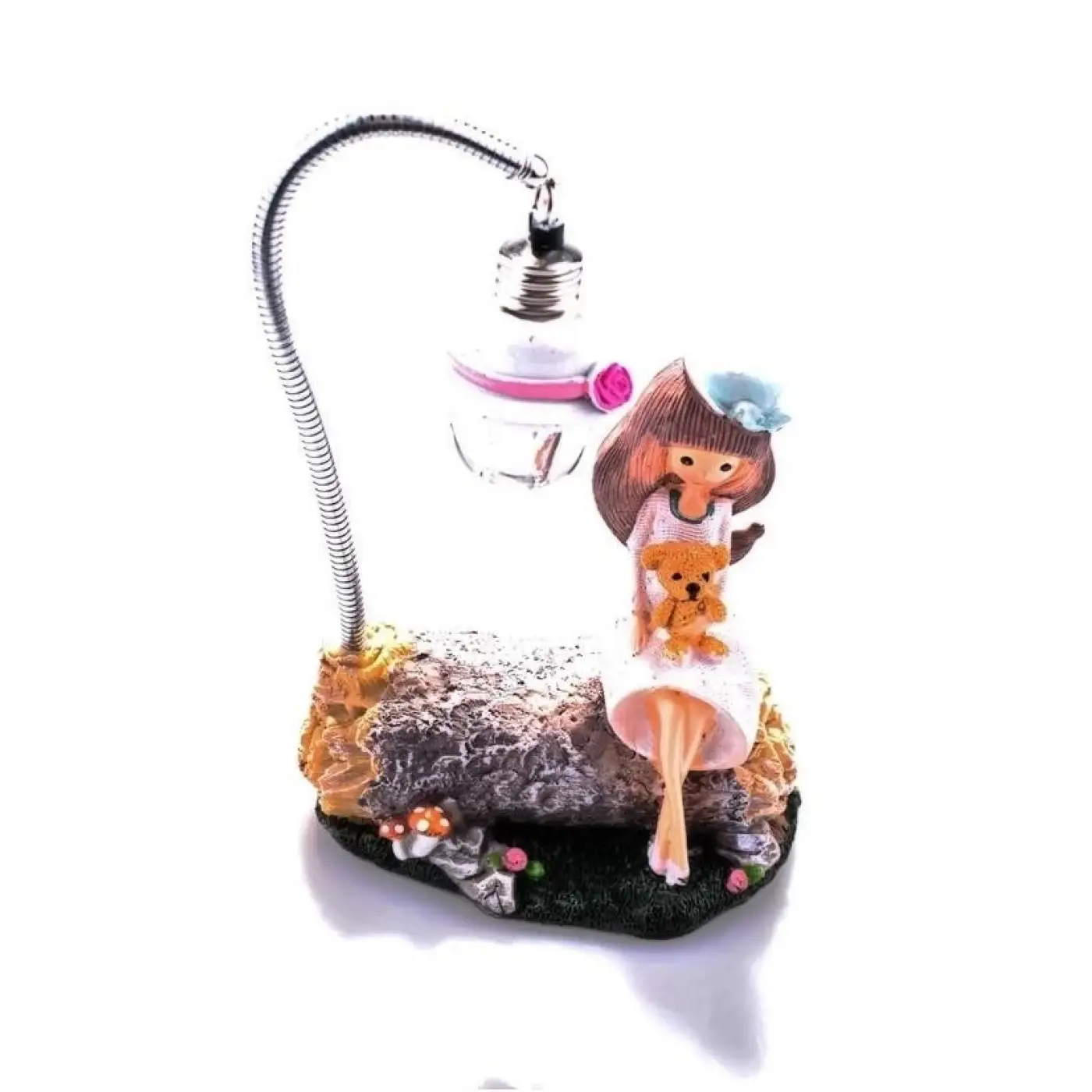 Kaya Üzerine Oturan Kız Biblo