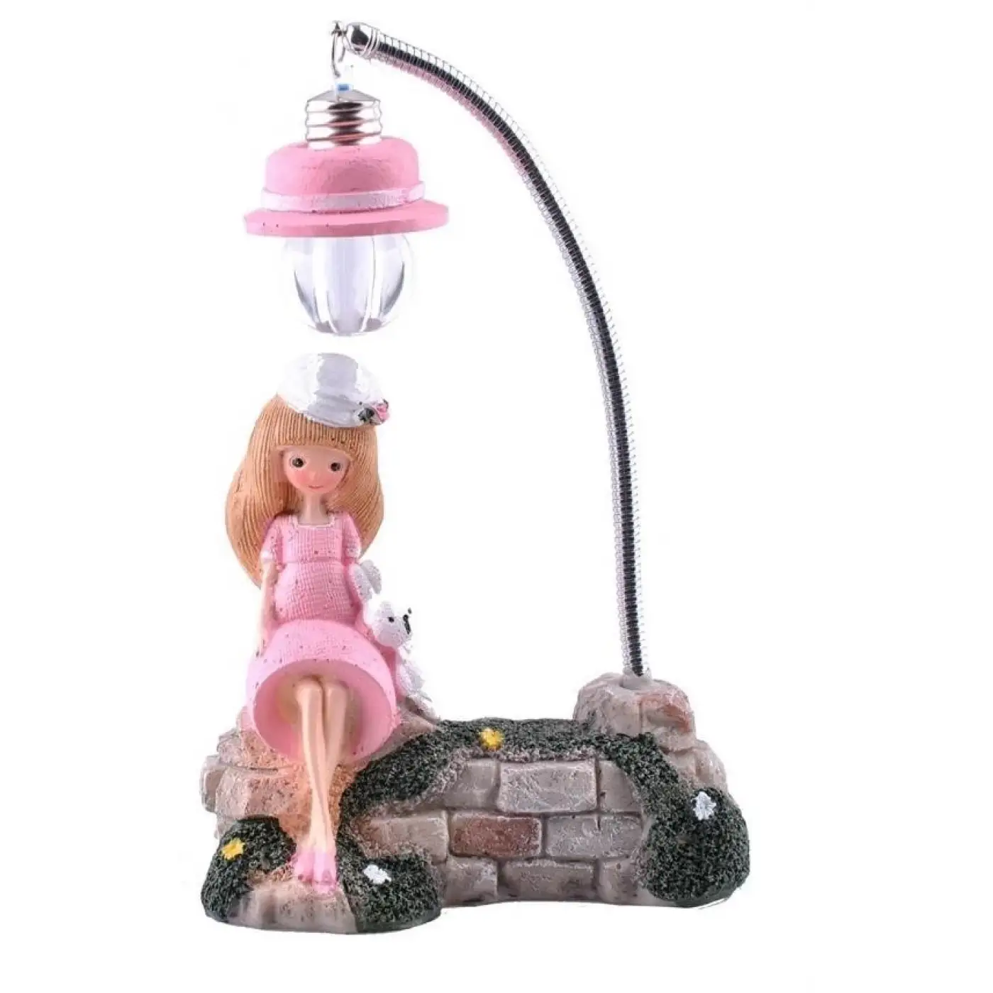 Kaya Üzerine Oturan Kız Biblo