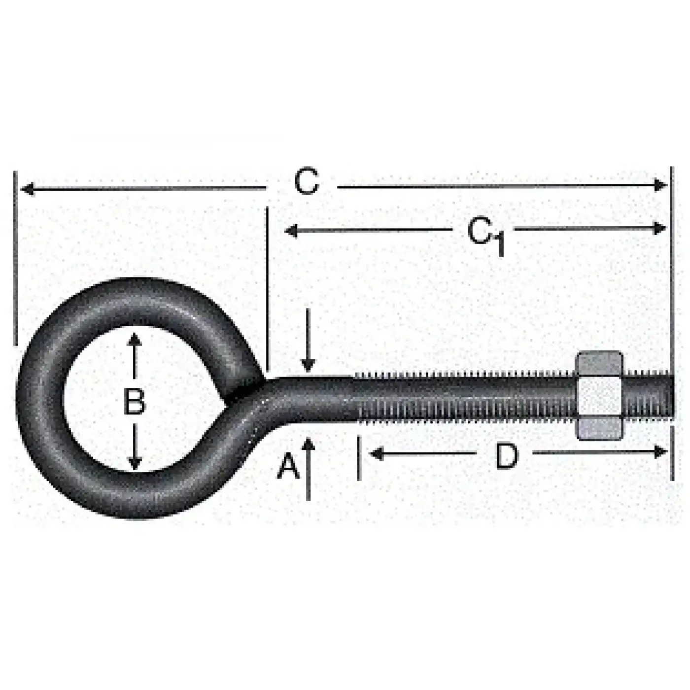 Kaynaklı Civata M8x190 - 50 Adet