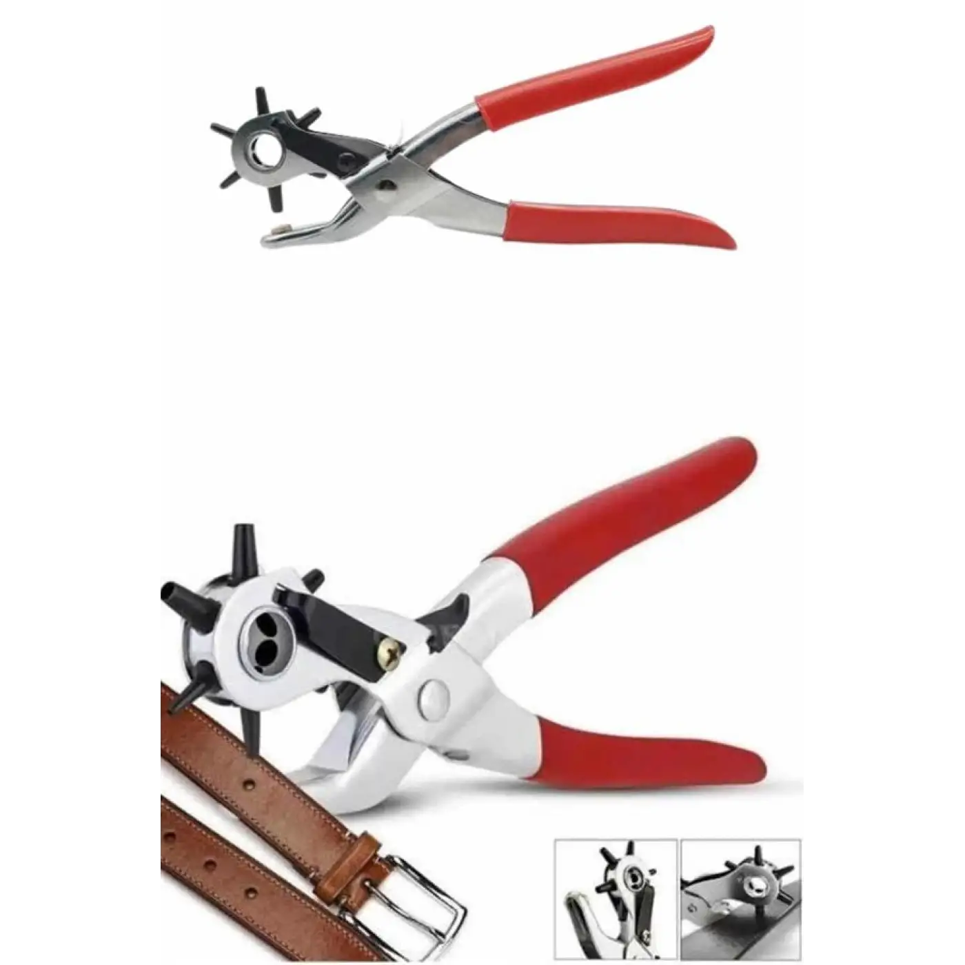 Kemer Delme Pensesi- Kemer Delik Açma Zımbası Paslanmaz Çelik