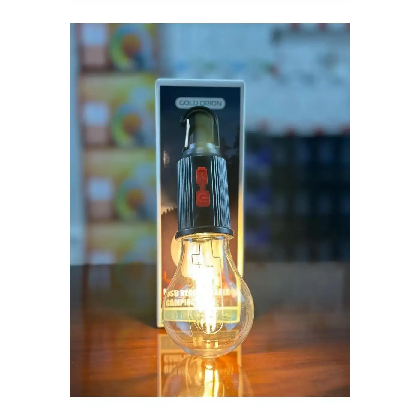 Kırlmaz Şarj Edilebilir Kamp Işığı, Düşük Orta Yüksek 3 Aydınlatma Modu