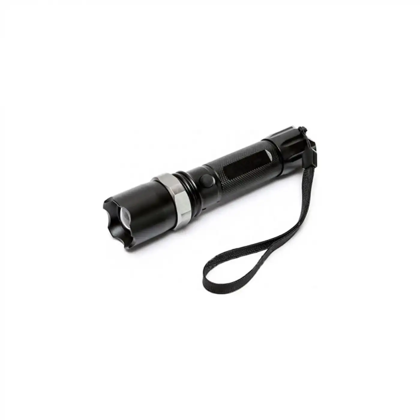 Km-110 Profesyonel Şarjlı El Feneri Ledli+flashlight+zoom Özellikli  Atlı 6 Parça Full Set