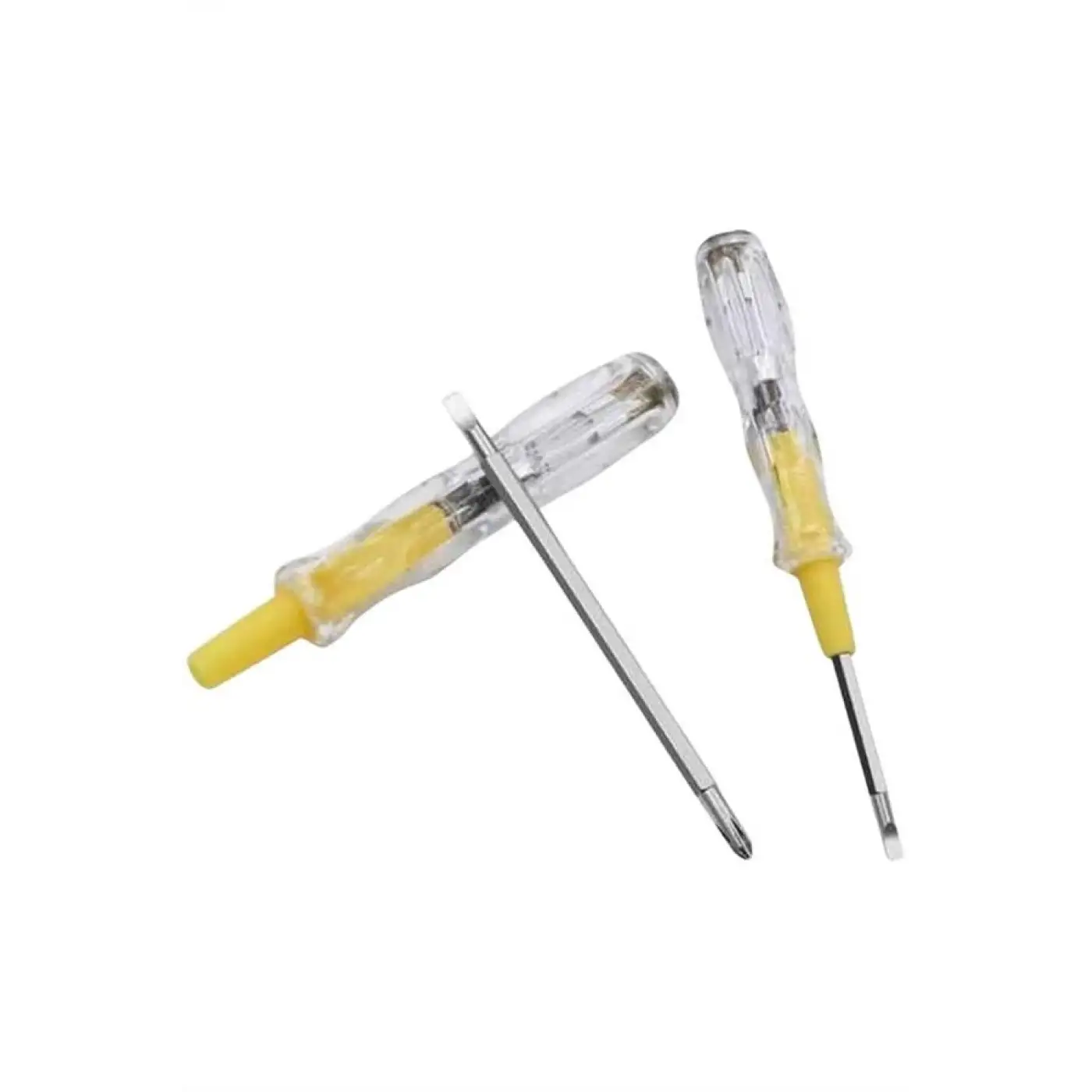 Kontrol Kalemi Çift Başlıklı Şeffaf Elektrik Testi Değişken Uçlu