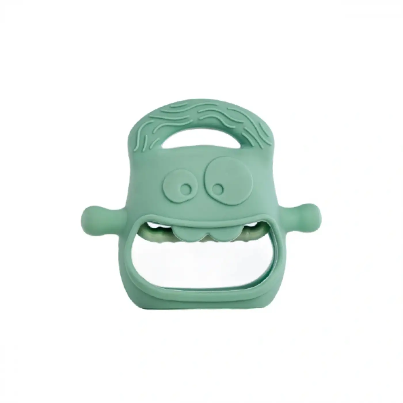 Koyu Yeşil Bebek Silikon Diş Kaşıyıcı