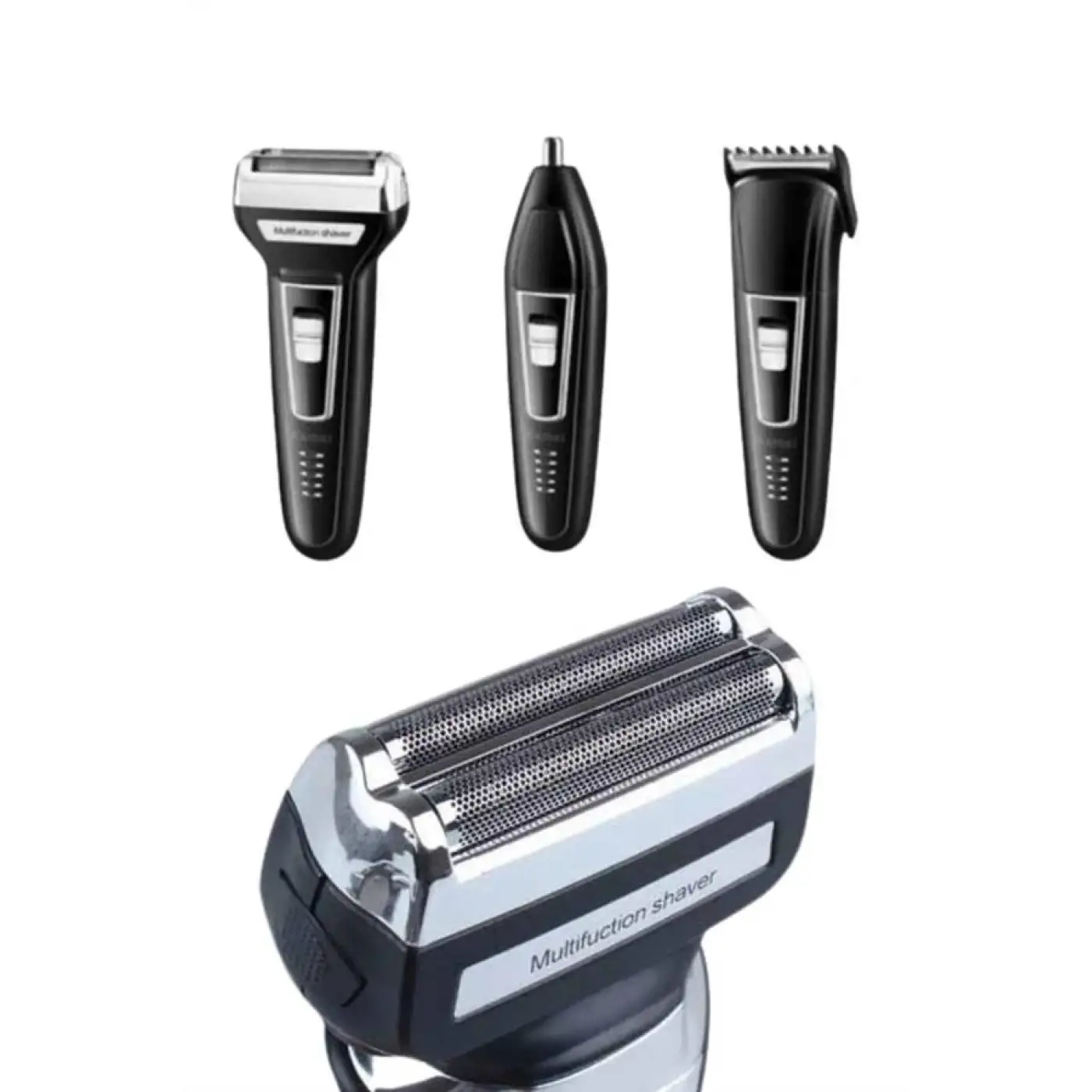 Kulak Burun Kıl Kesme Ense Yanak Tıraş Seti 3 Başlıklı Profesyonel