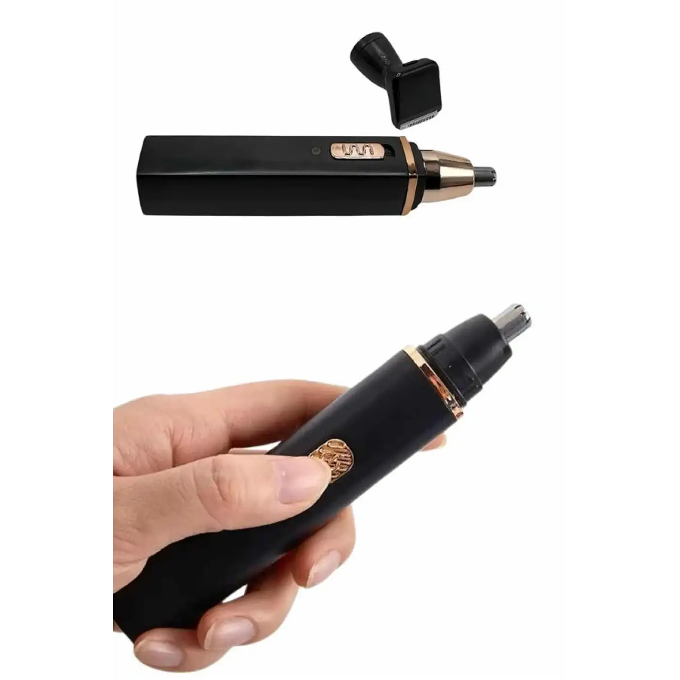 Kulak Burun Tıraş Makinesi Taşınabilir Şarjlı 3 Başlıklı Uzun Ömürlü