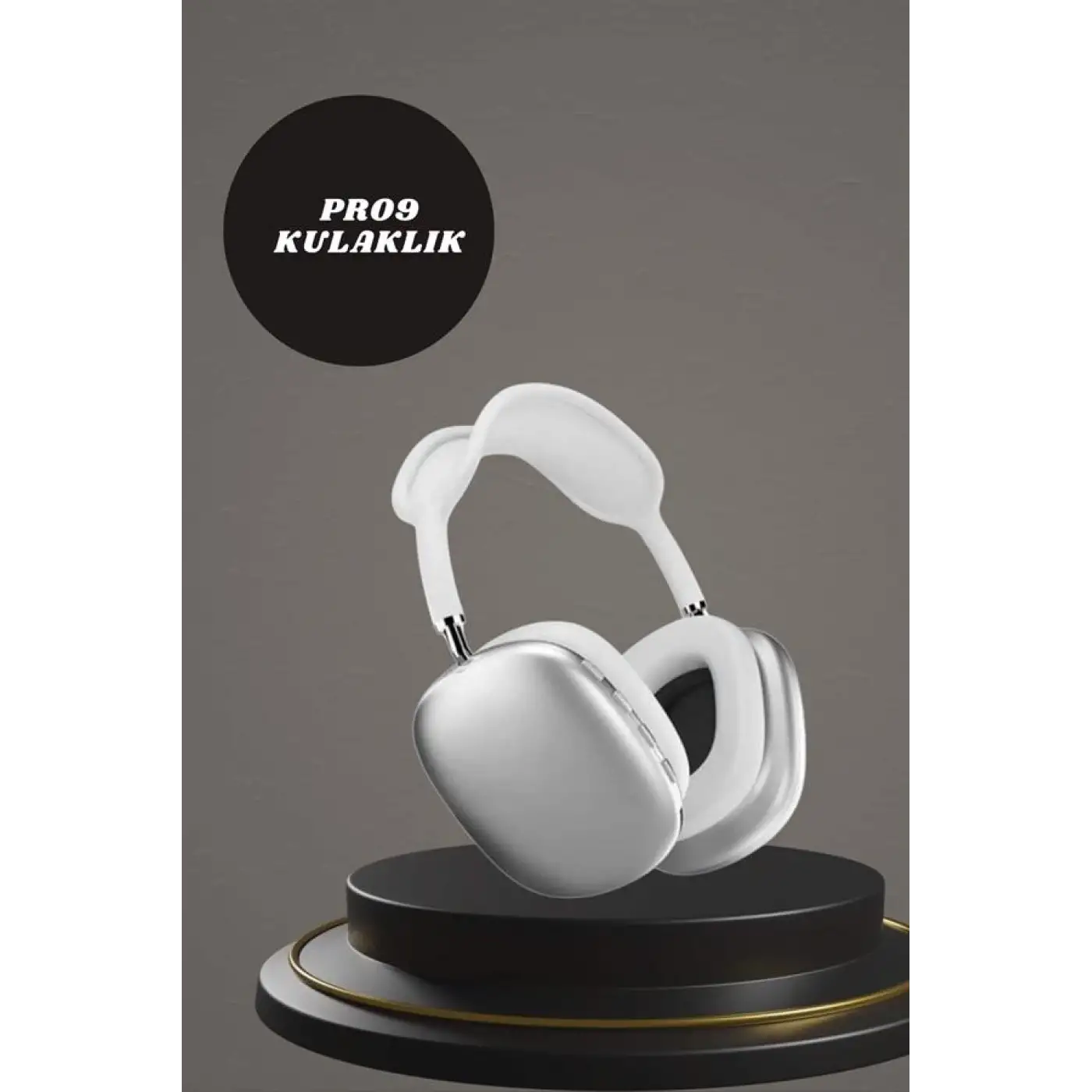 Kulak Üstü P9 Kablosuz Bluetooth Kulaklık ve 7 Kordonlu Akıllı Saat