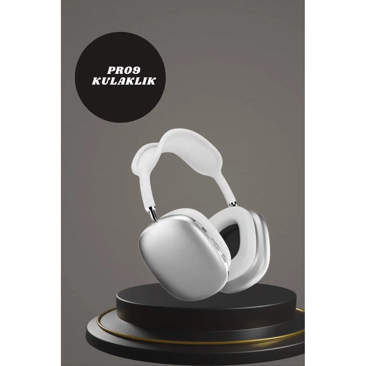 Kulak Üstü P9 Kablosuz Bluetooth Kulaklık ve 7 Kordonlu Akıllı Saat