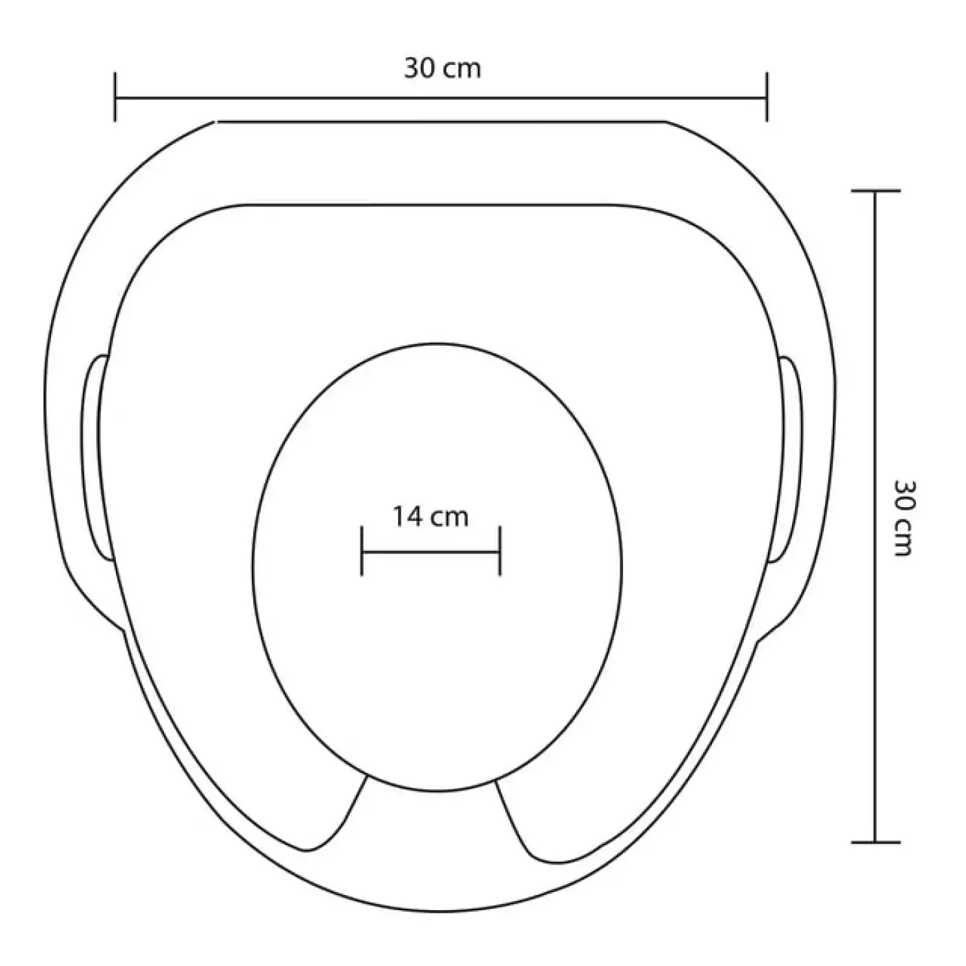 Softy Jumbo Kids Çocuk-Bebek Yanlardan Tutmalı Yumuşak Süngerli Klozet Kapağı Adaptörü