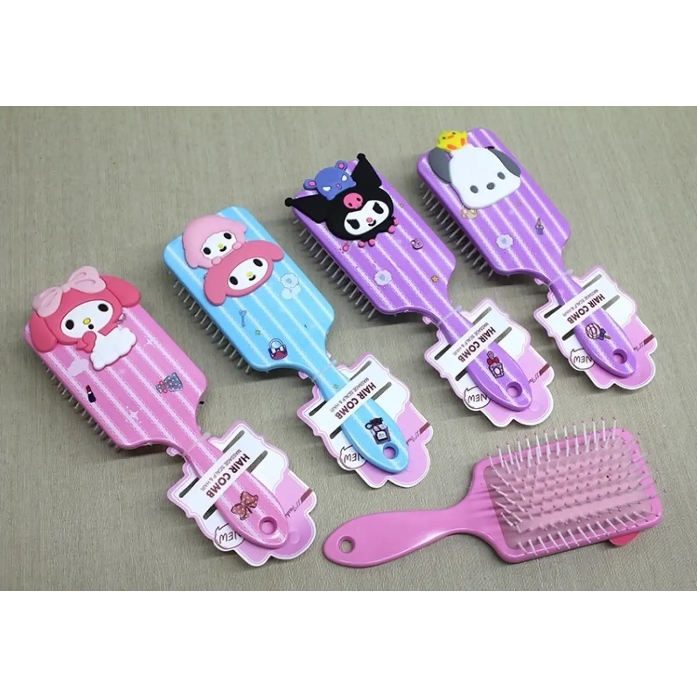 Kuromi,hello Kitty,cinnamon,my Melody Saç Tarağı Alk3086