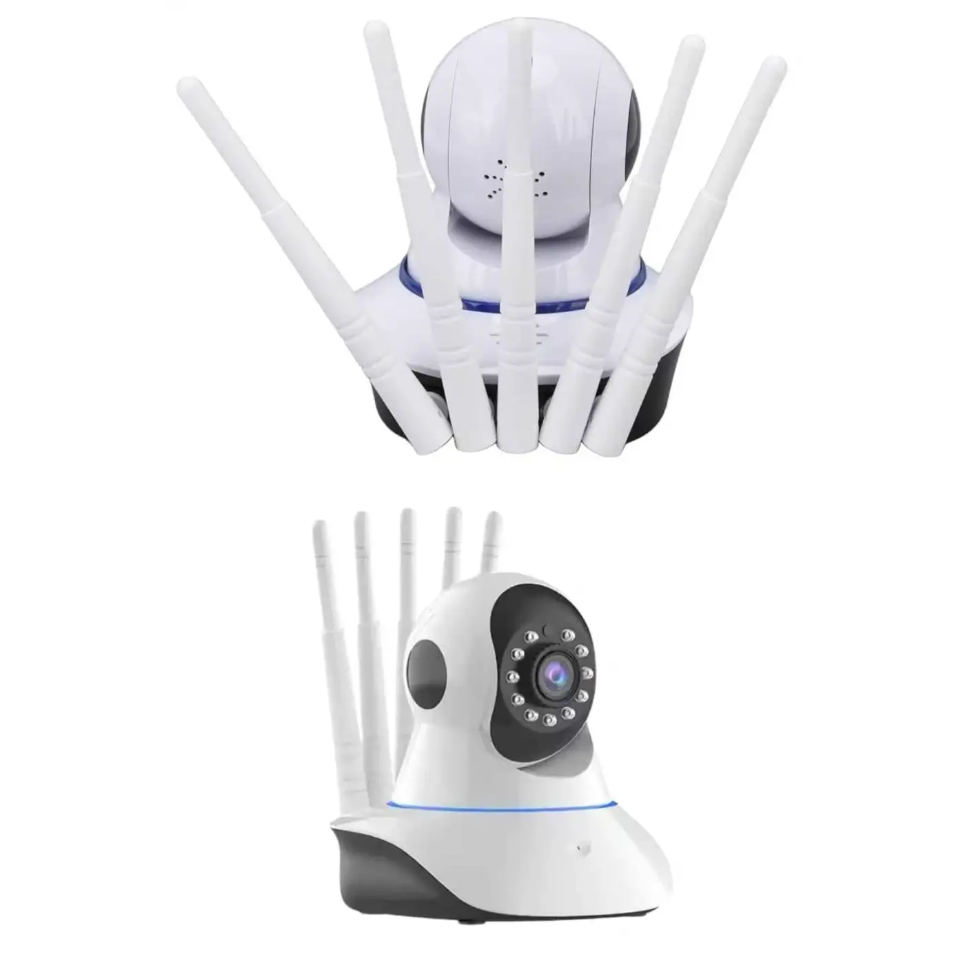 LED Aydınlatmalı 5 Antenli Motorlu 1080P Wifi Kamera Sensörlü