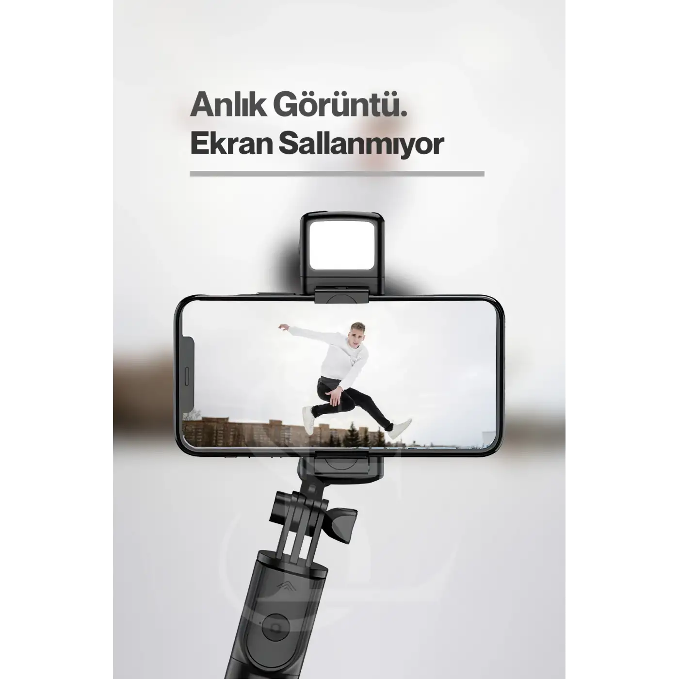 Led Işıklı Selfie Çubuğu Bluetooth Kumandalı Kablosuz Tripot Selfie Monopod Selfie Stick