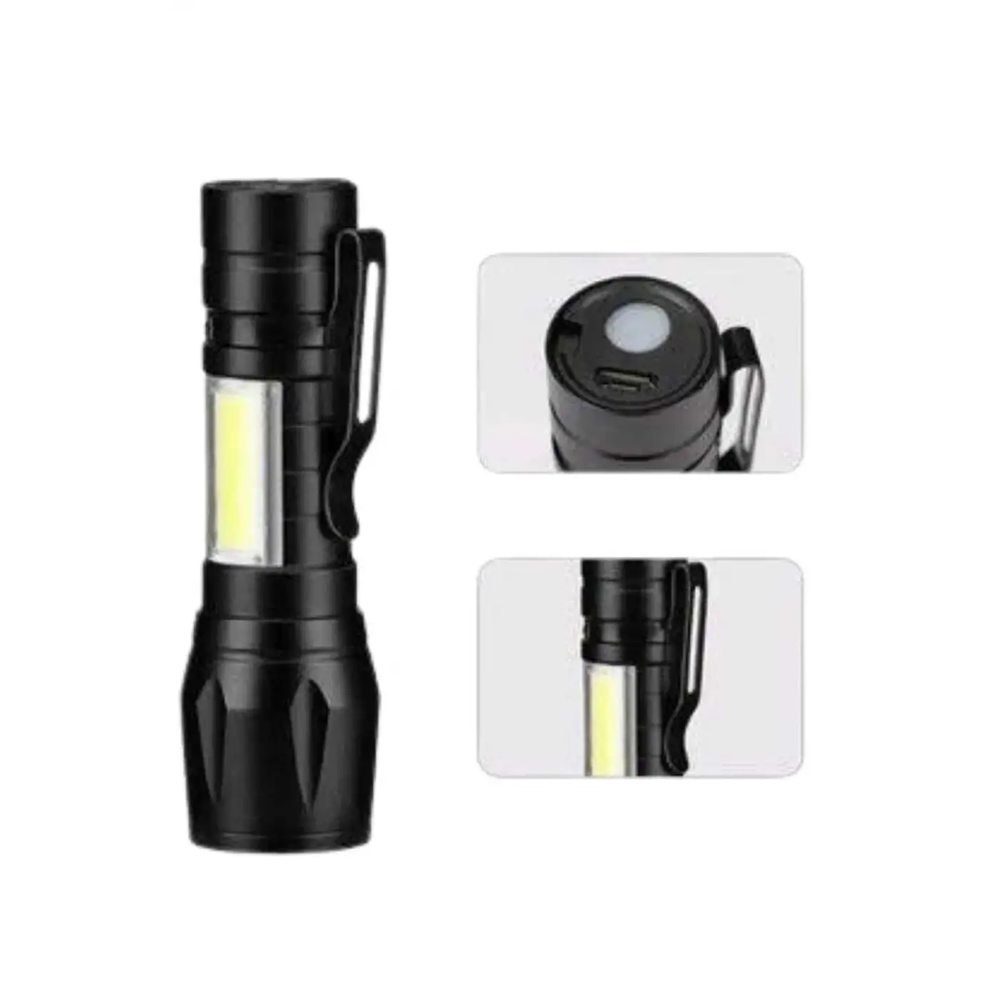 Led Lamba El Feneri Küçük Taşınabilir USB Şarjlı Acil Durum Lambası