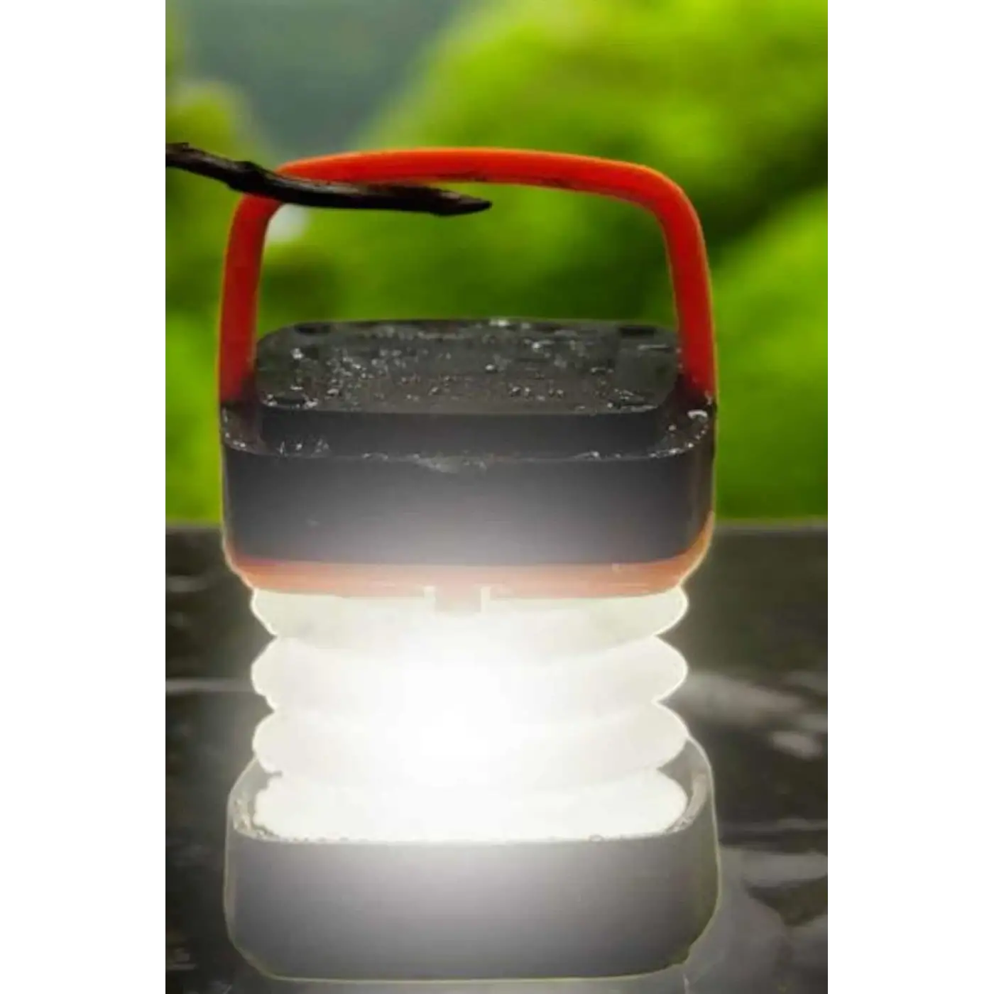 Led Lamba Kamp Lambası Hafif Taşınabilir Şarj Süreli Akordeon El Fenerli