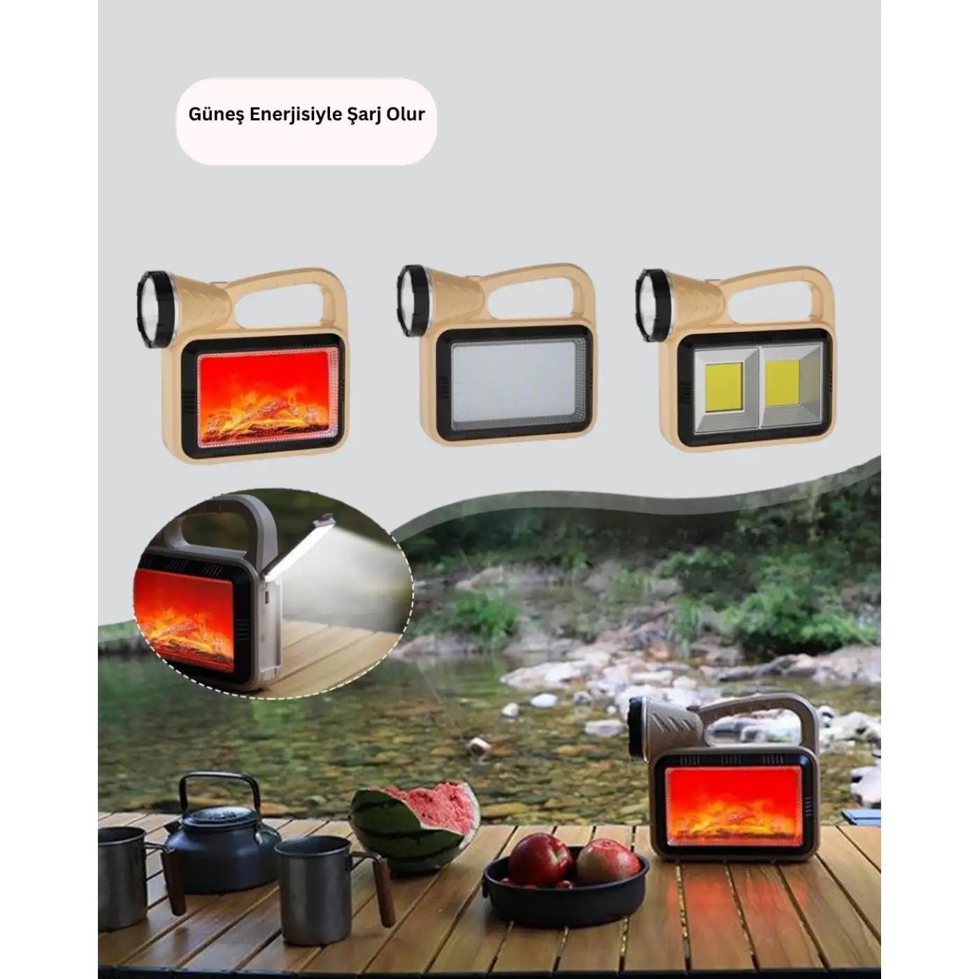 LED Solar Alev Işığı