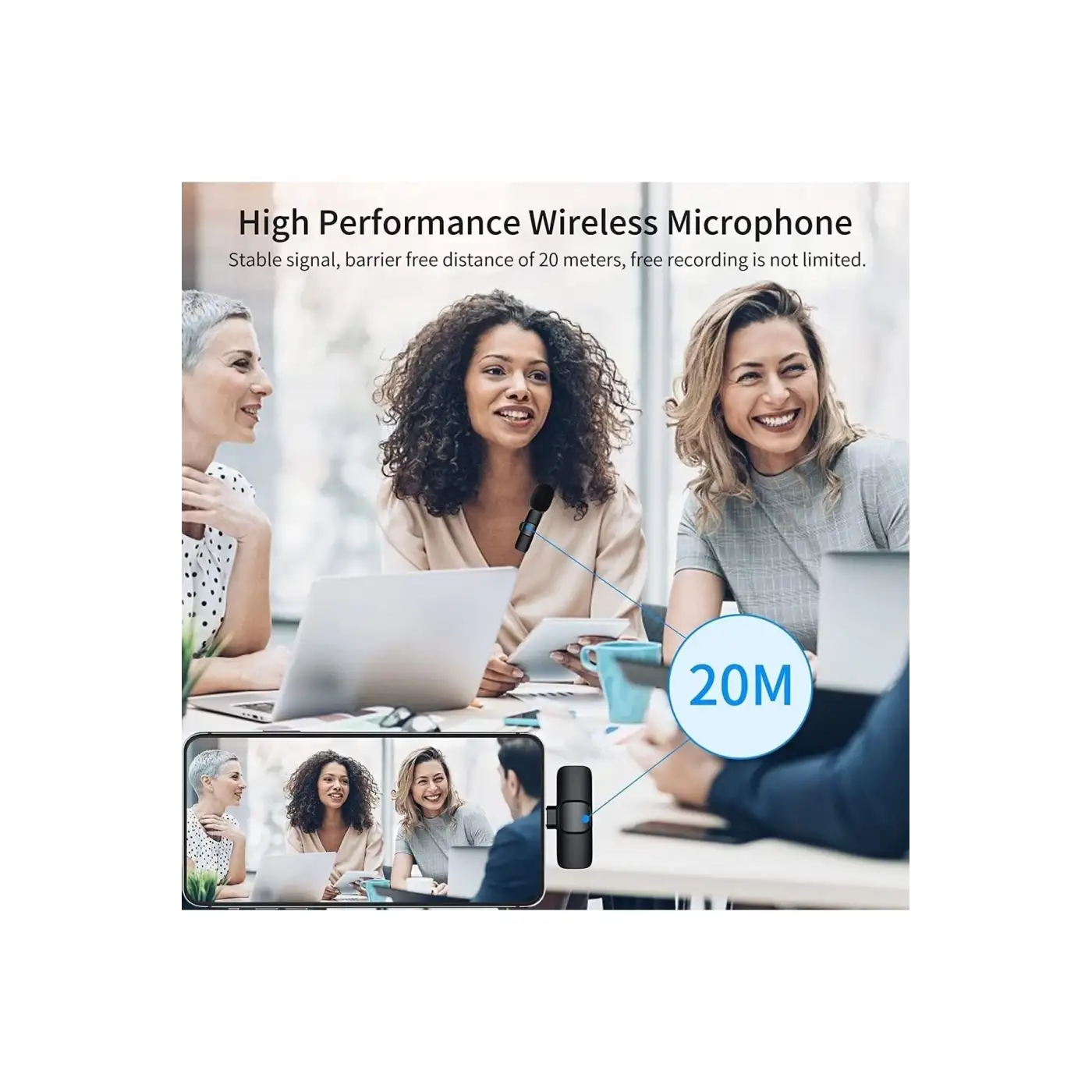 Lightning Girişli Iphone Uyumlu Ikili Kablosuz Yaka Mikrofonu Youtube Facebook Tiktok Vlog