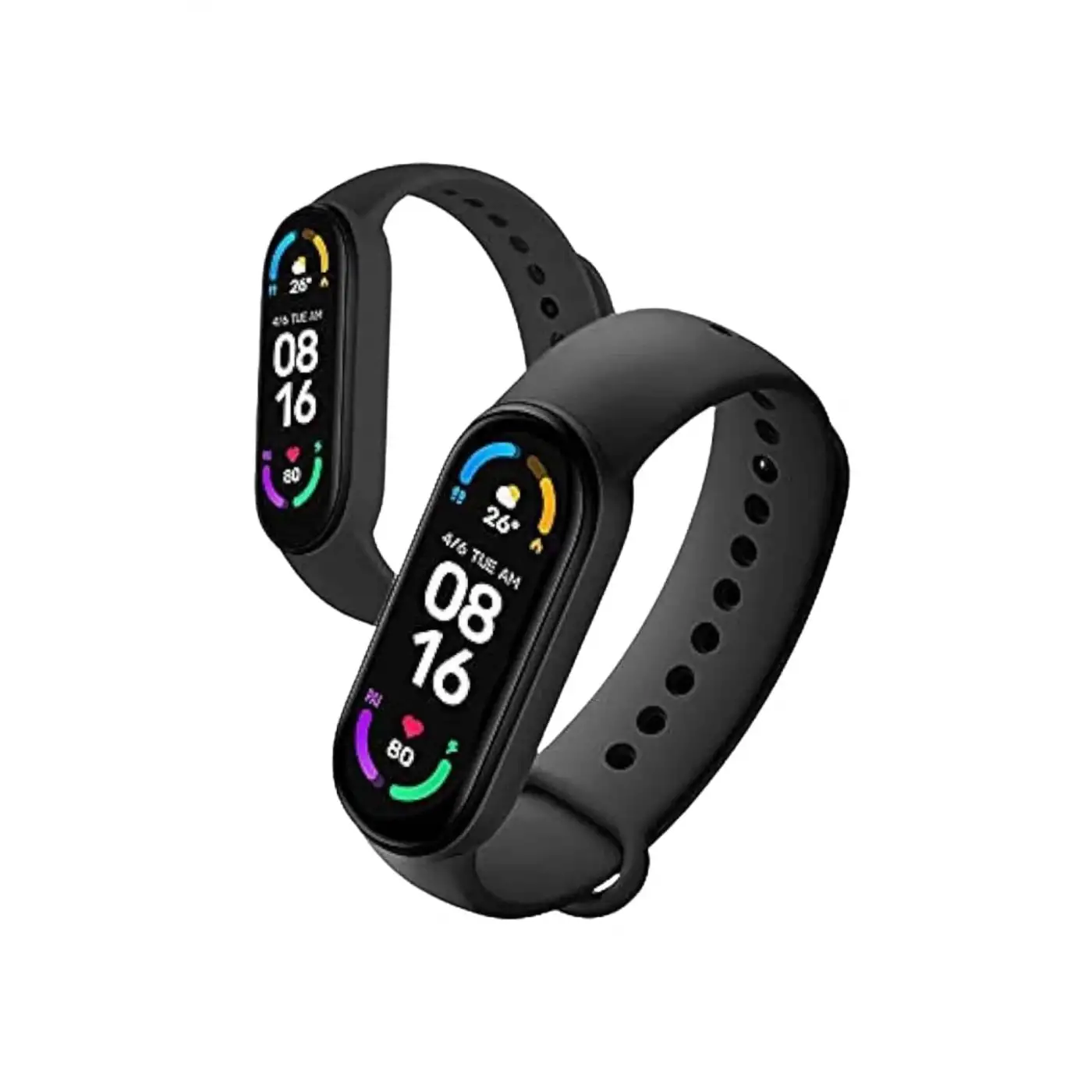 M6 Akıllı Bileklik Siyah Adımsayar Spor Takibi Android ve İOS Uyumlu