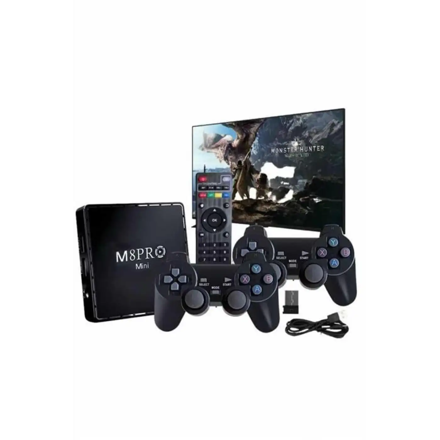 M8 PRO MINI 4 8 10 K HD HDR Android Tv 5G Retro 10000 Oyunlu