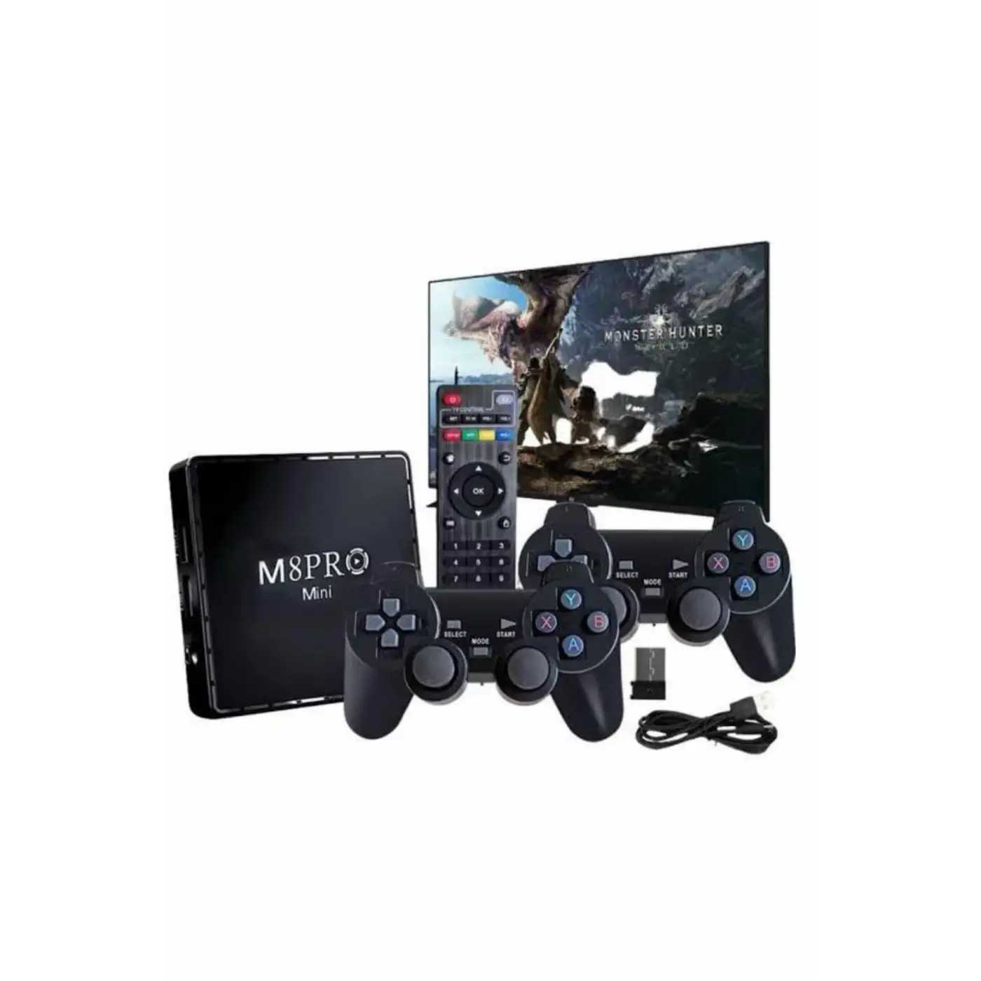 M8 PRO MINI 4 8 10 K HD HDR Android Tv 5G Retro 10000 Oyunlu