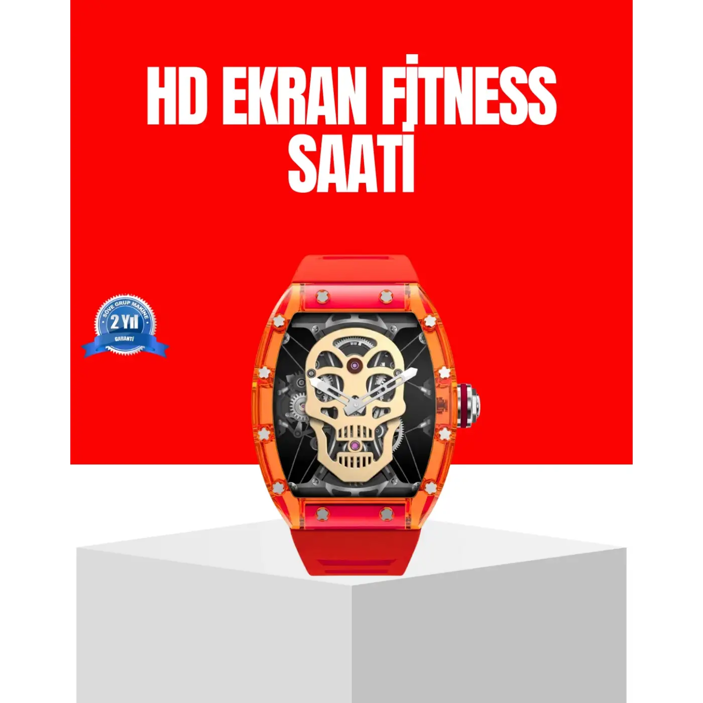 Manyetik Şarjlı Akıllı Saat iOS Android Uyumlu