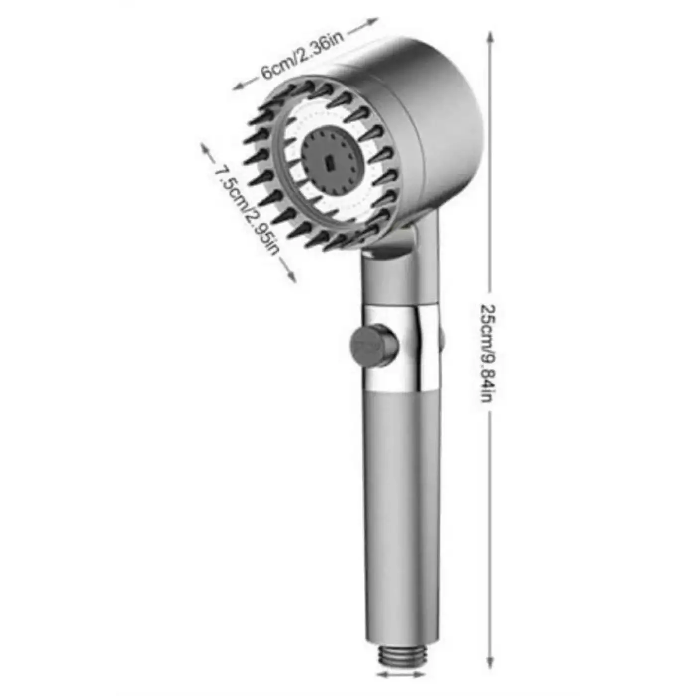 Masaj Etkili Duş Başlığı Yeni Nesil Çok Fonksiyonlu Ayarlanabilir Filtreli