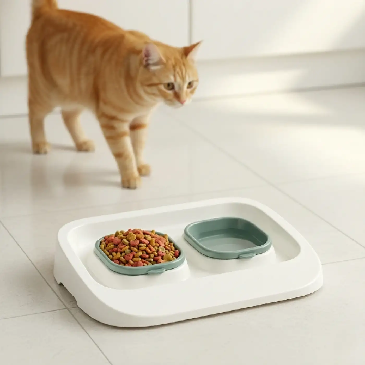 Mikopet Yeşil 2si 1 Arada Mama Ve Su Kabı