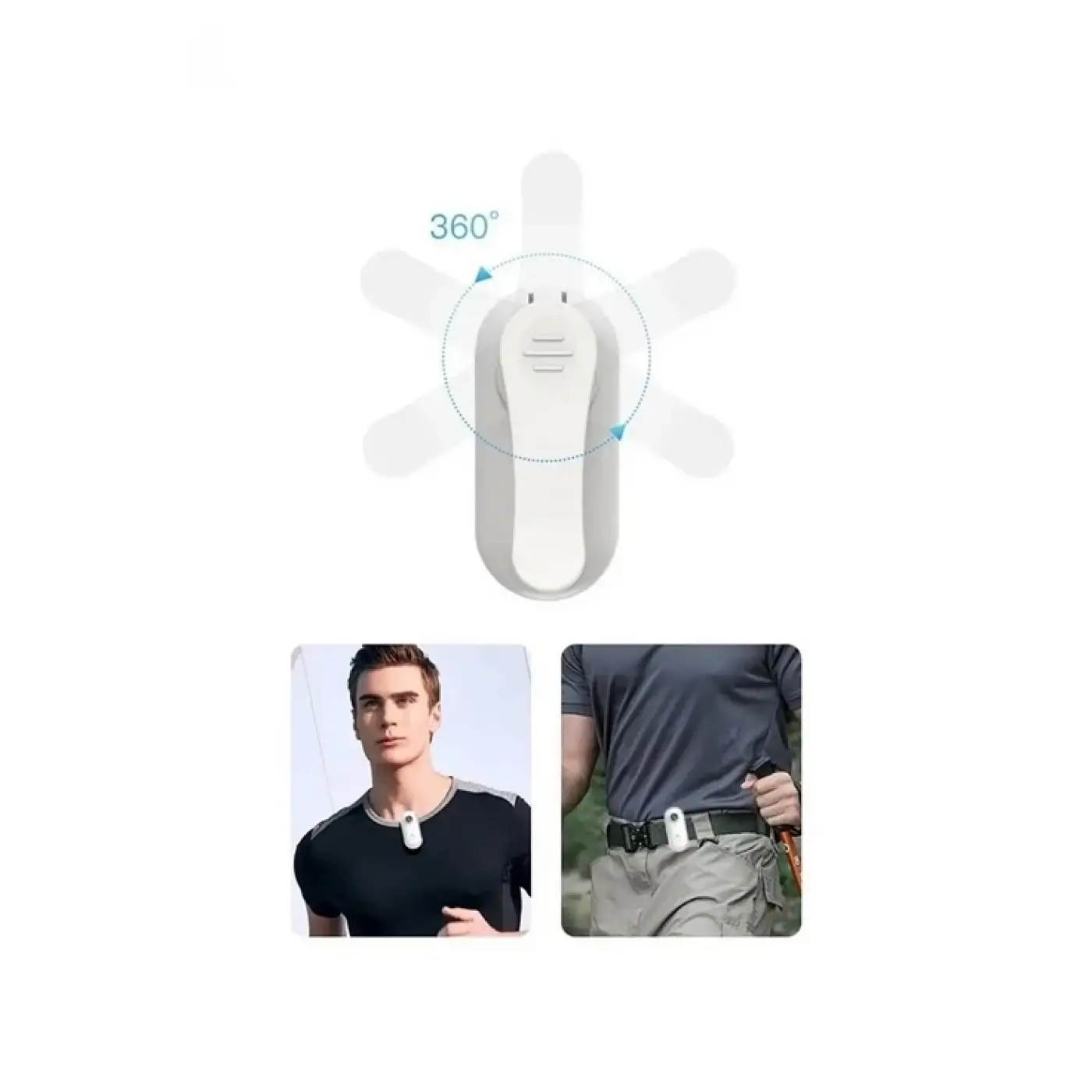 Mini 4k Wıfı Aksiyon Kamerası Vücut Kamerası Giyilebilir Video Kaydedici Hafıza Kartı Dahil