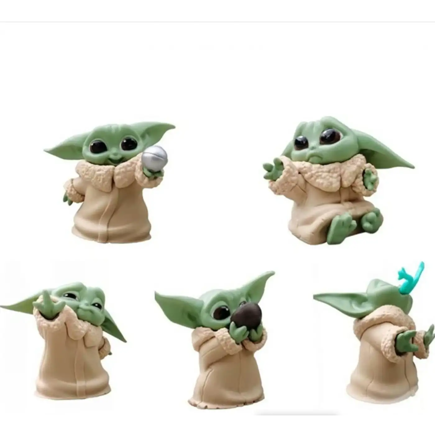 Mini Baby Yoda Figür 6 Adet