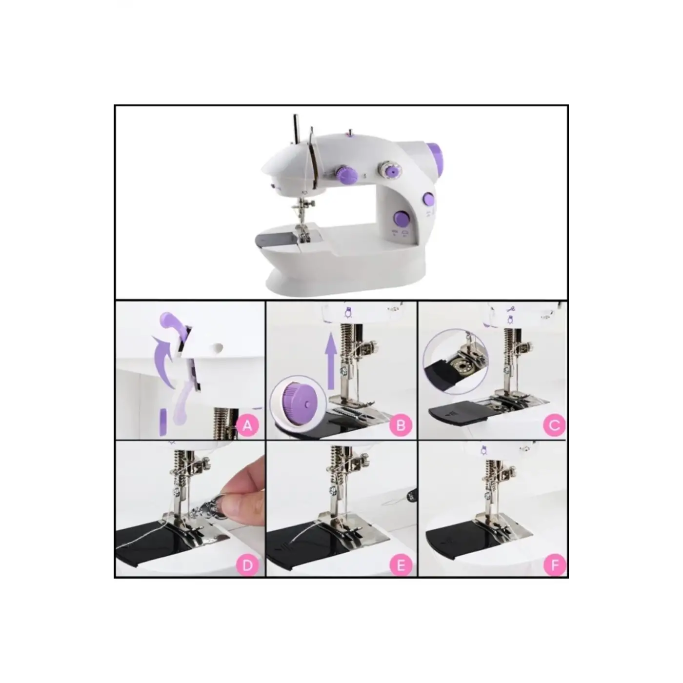 Mini Ev Dikiş Makinesi Pedallı Sewıng Machine