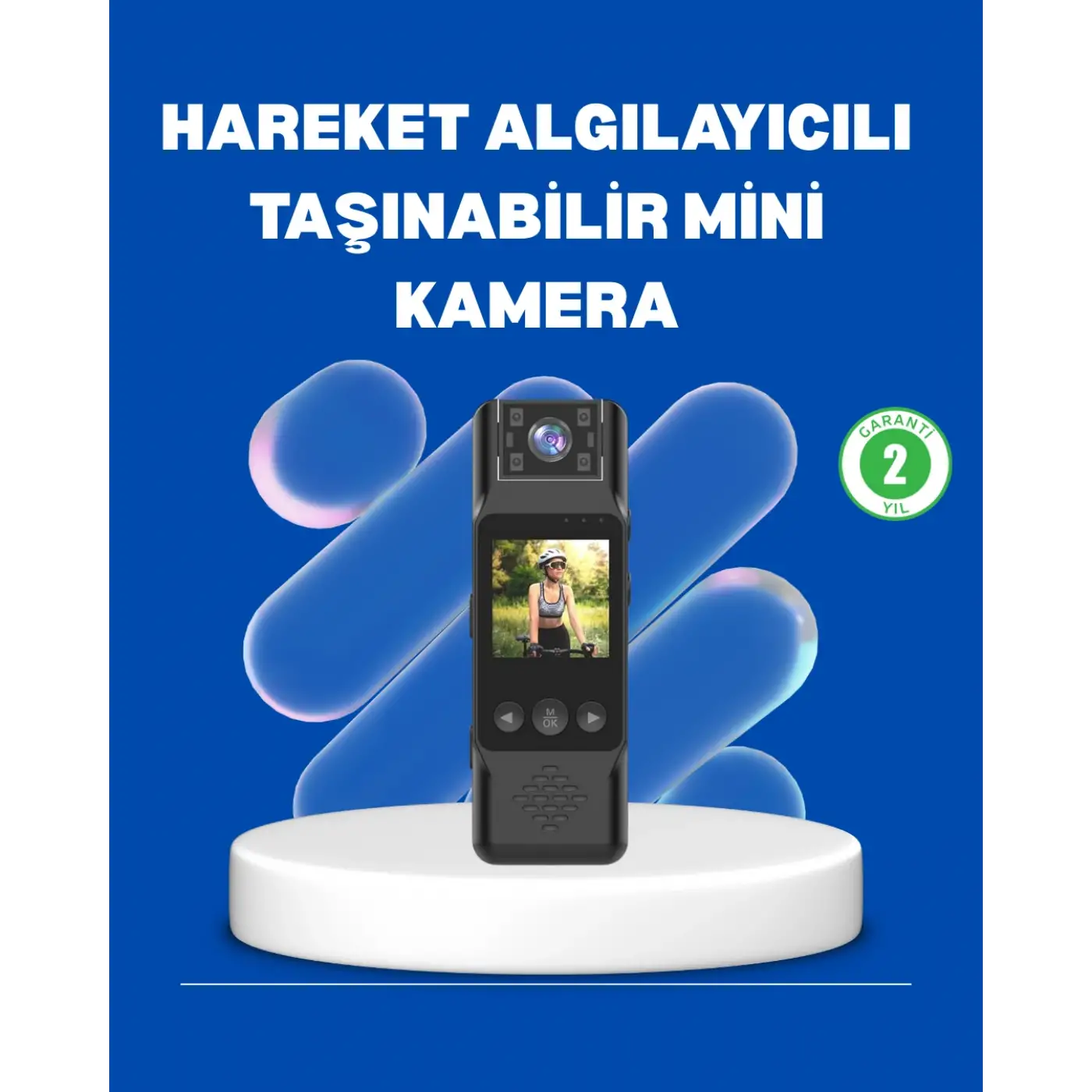 Mini Kamera 1080P Full HD Döner Lens Taşınabilir
