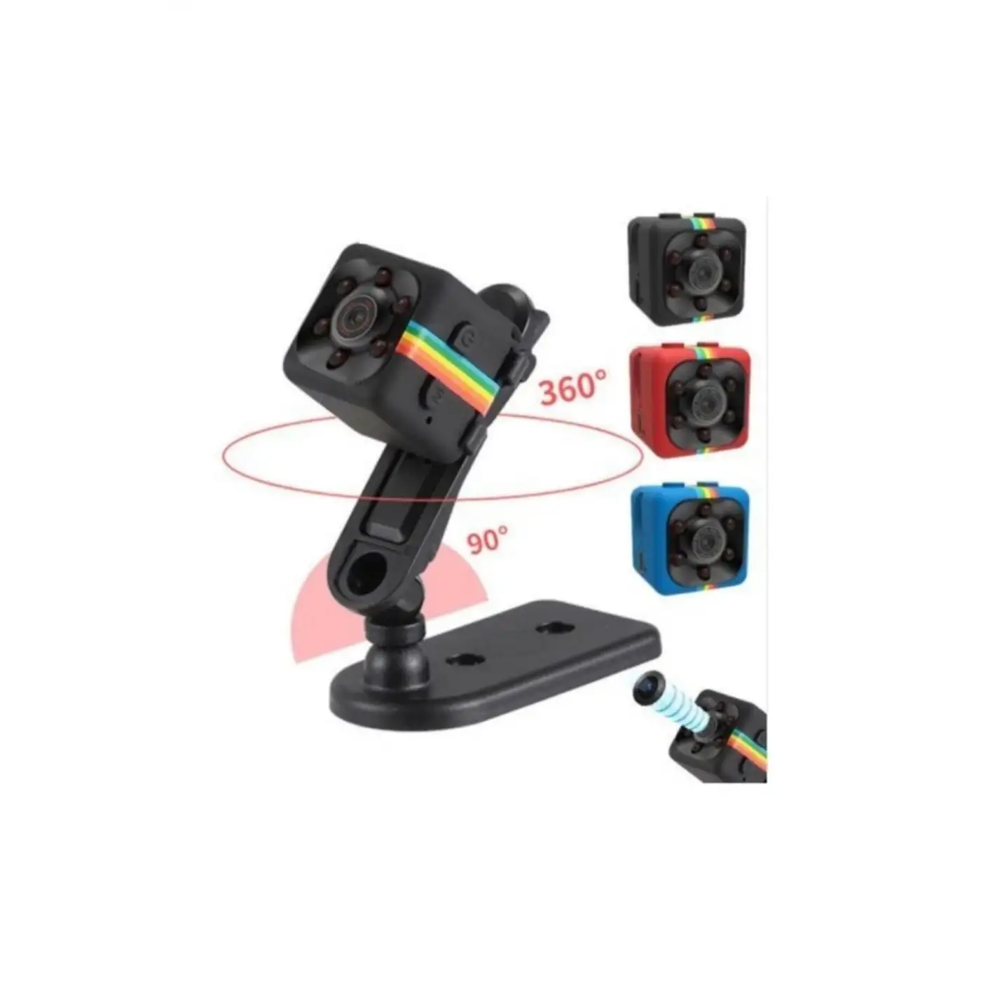 Mini Kamera SQ11 | Ultra Küçük ve Taşınabilir Mikro Kamera | Full HD Araç Kamerası | Gece Görüşlü