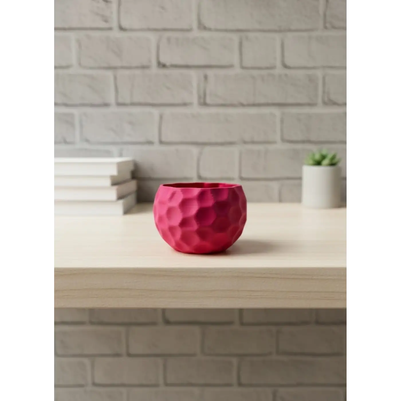 Mini Mor Dekoratif Saksı 5 cm Modern Masaüstü Bitki Saksısı