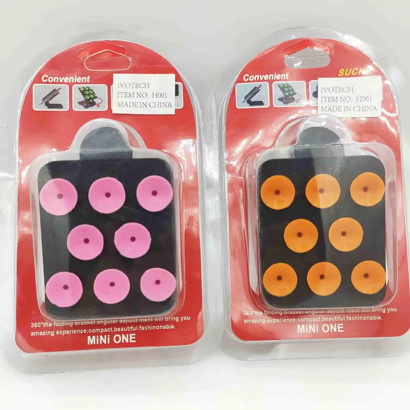 Mini One Vantuzlu Masa Üstü Tutucu İvotech H001 (RENKLİ)