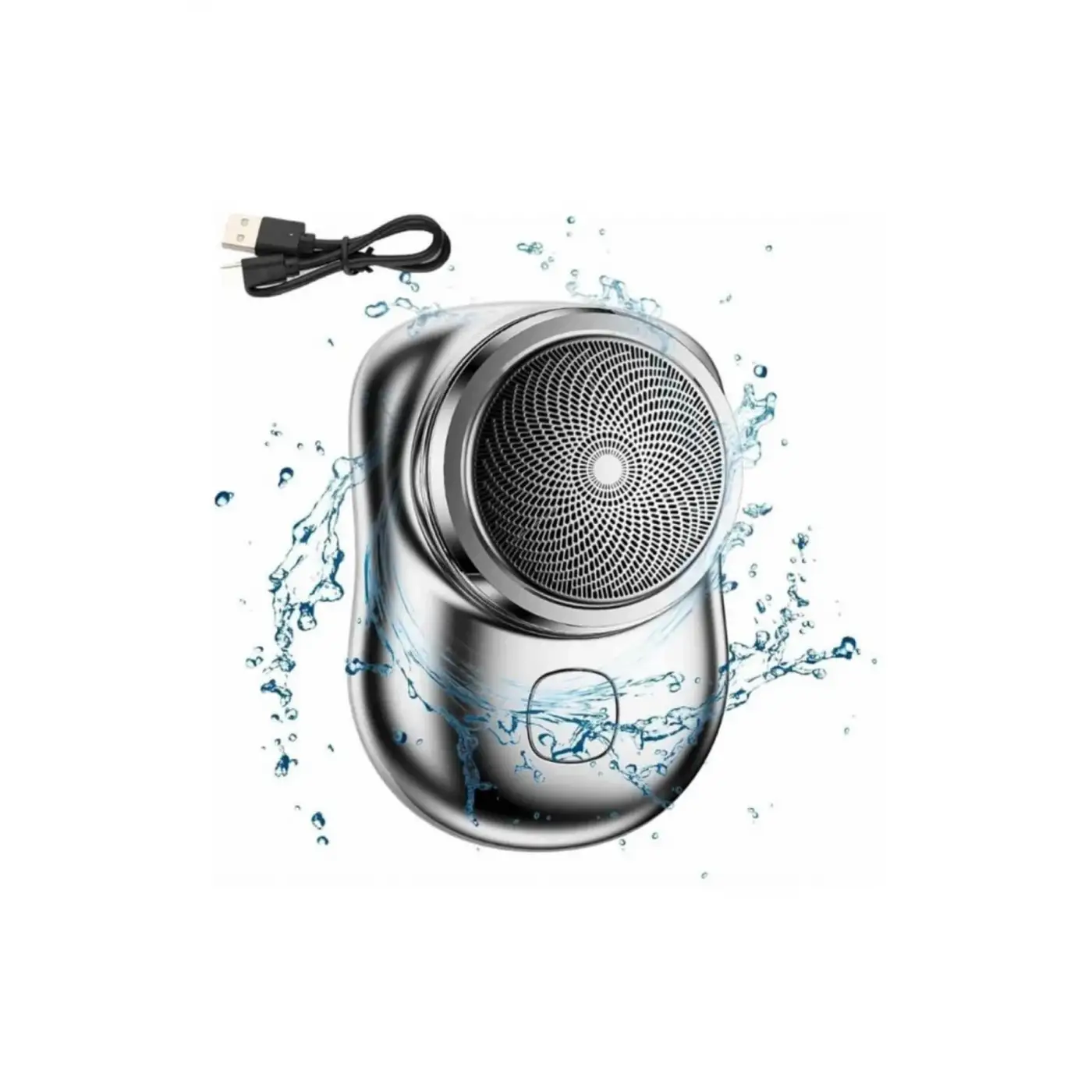 Mini Sıfır Sakal Yanak Tıraş Makinesi USB Şarjlı Sıfır Sakal Taşınabilir Korumalı